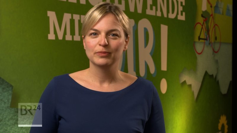 Die Grünen-Fraktionschefin Katharina Schulze im BR-Interview