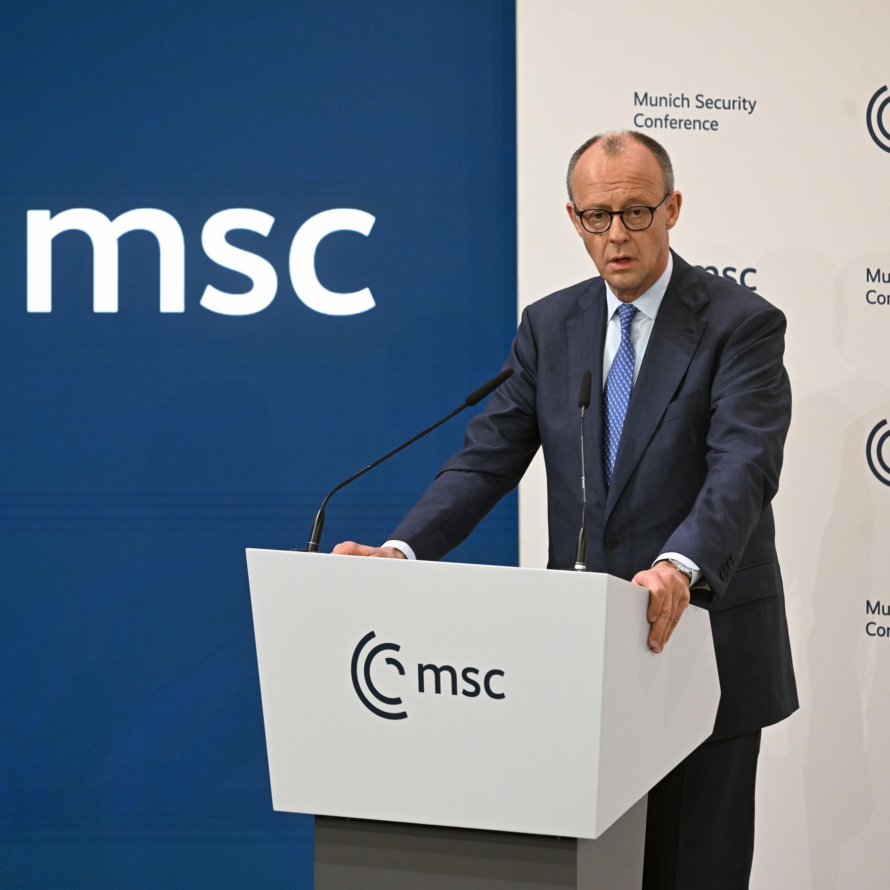 Münchener Sicherheitskonferenz beginnt mit Merz-Rede