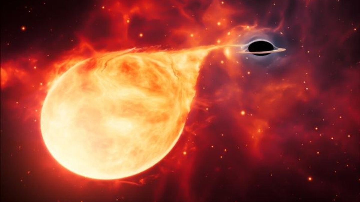 Weltraumteleskop Hubble findet mittelgroßes Schwarzes Loch