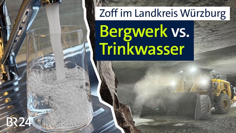 Zoff im Landkreis Würzburg: Bergwerk vs. Trinkwasser | Bild: BR Zoff im Landkreis Würzburg: Bergwerk vs. Trinkwasser