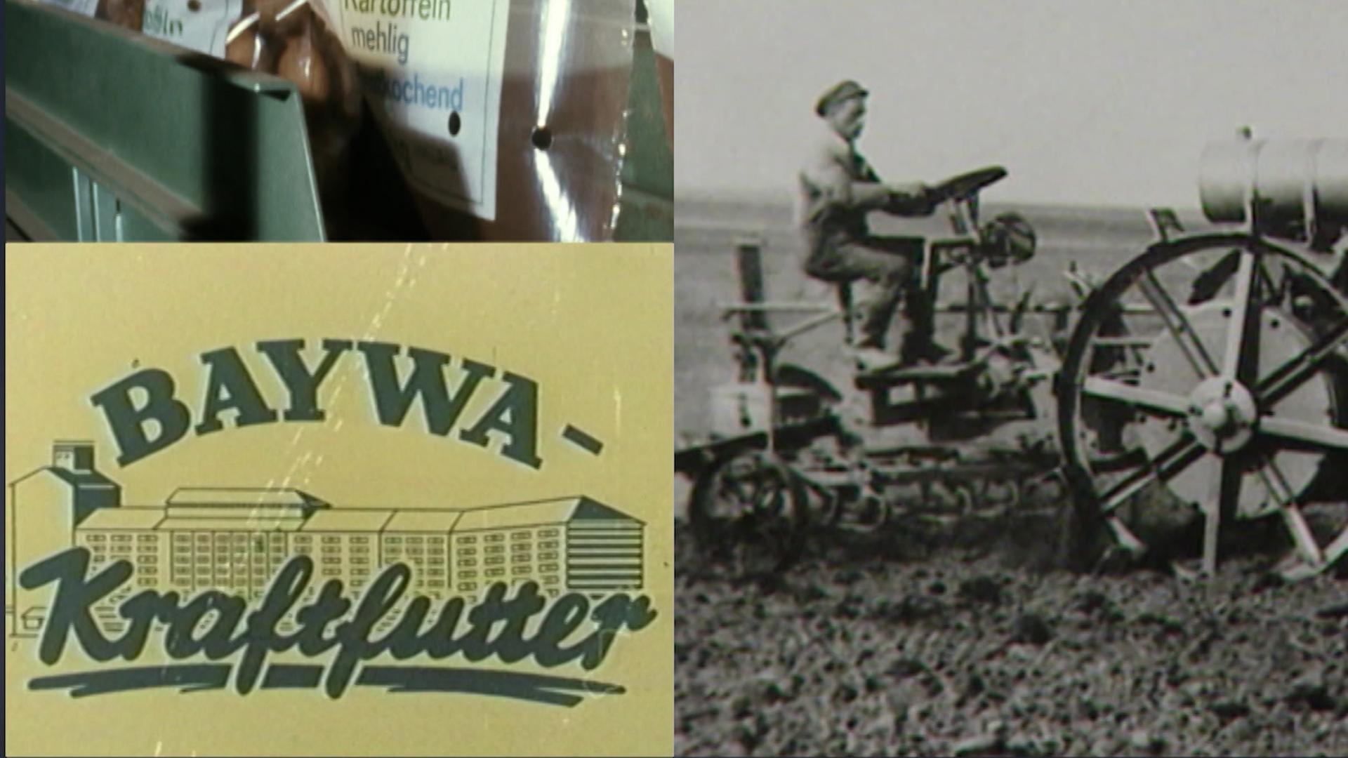 historische BayWa-Werbungen