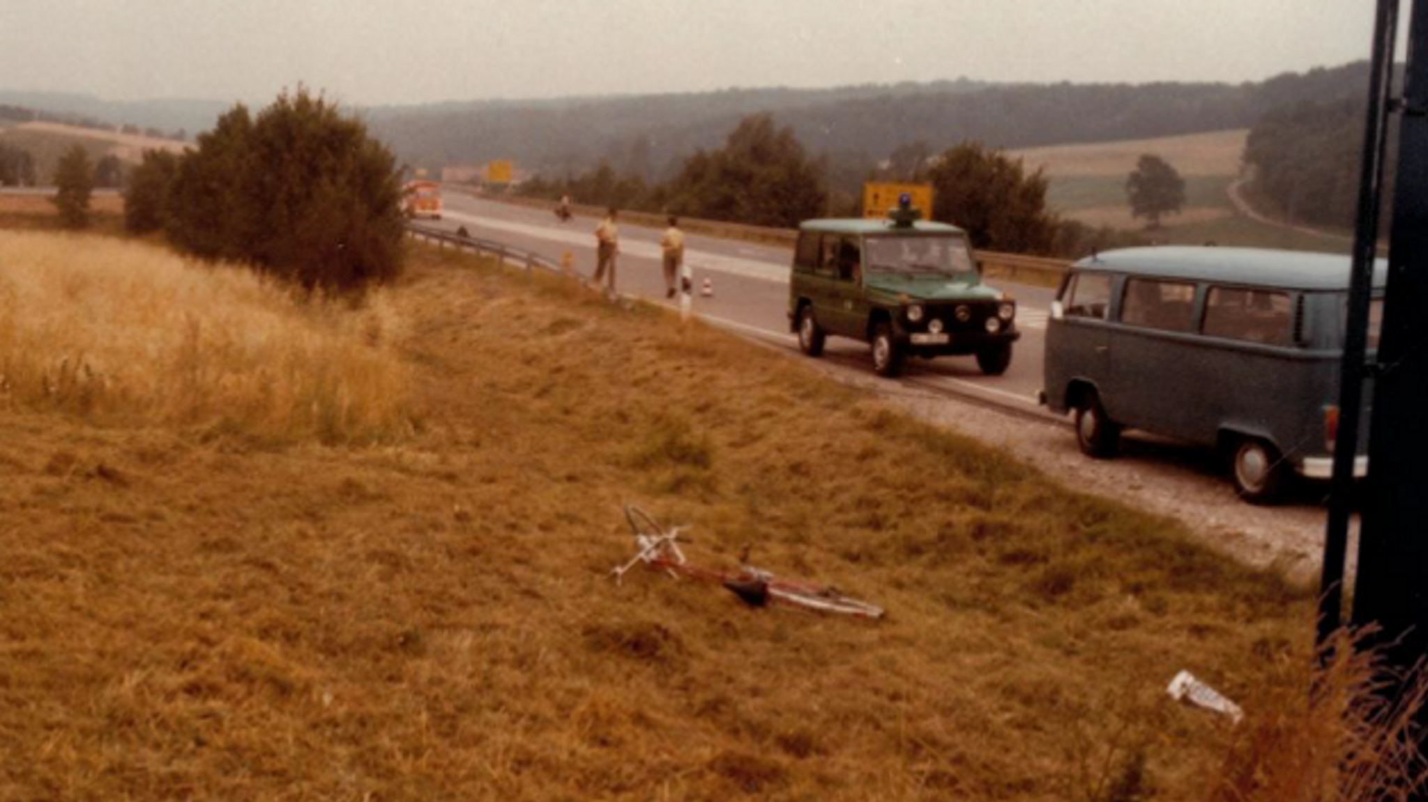 Der Fundort des Fahrrads der ermordeten Schülerin am Ortseingang von Donauwörth.