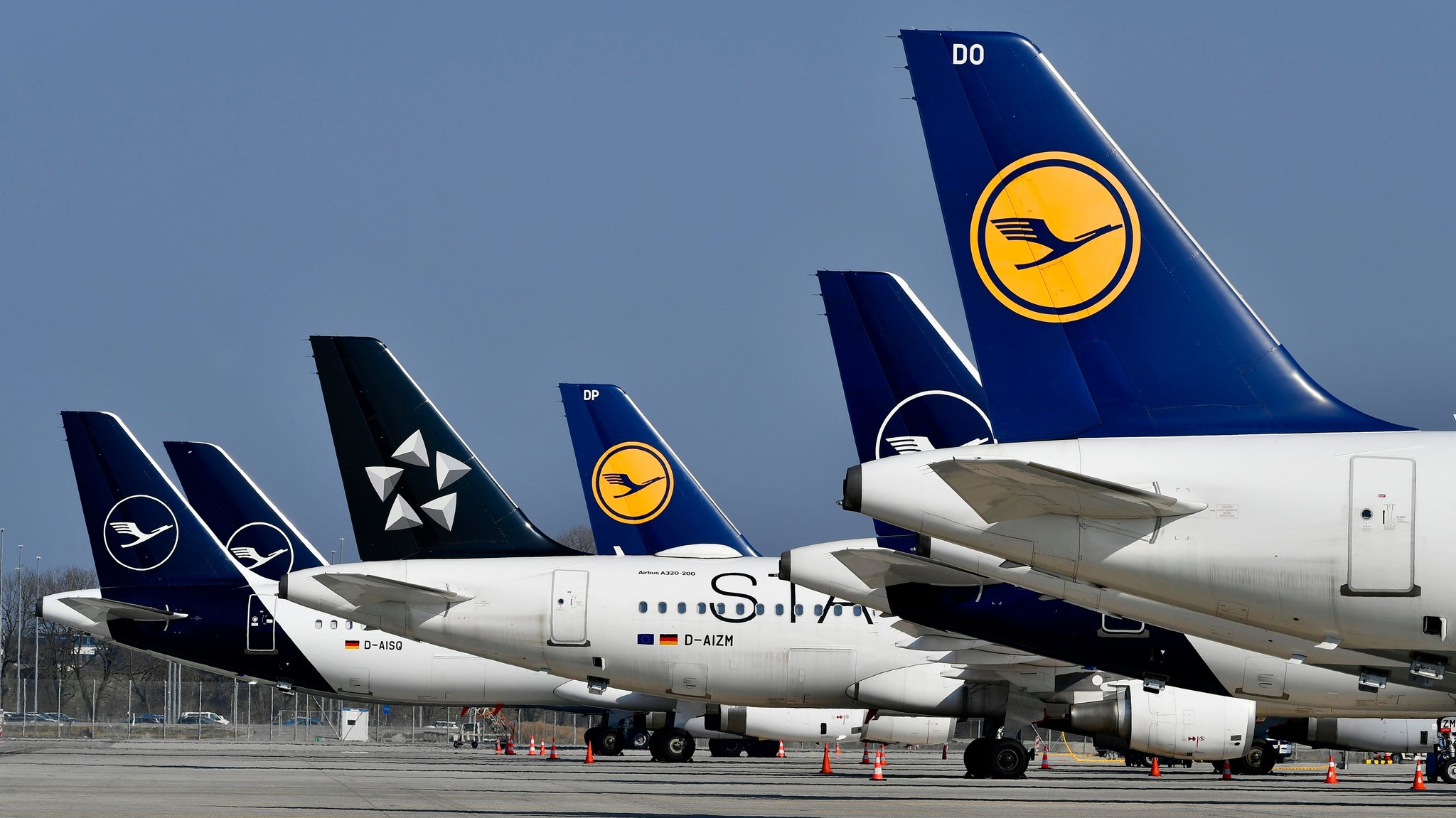 Flugzeuge am Flughafen München