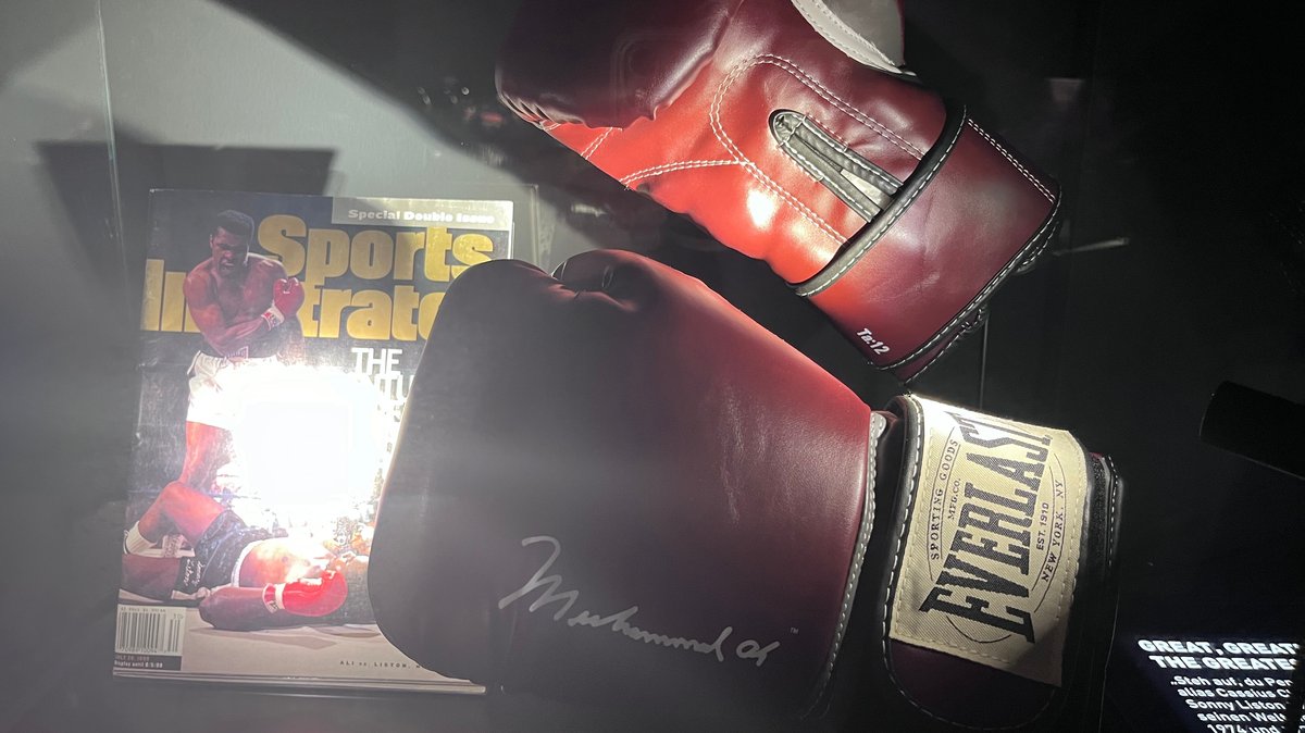 Die Boxhandschuhe von Muhammad Ali