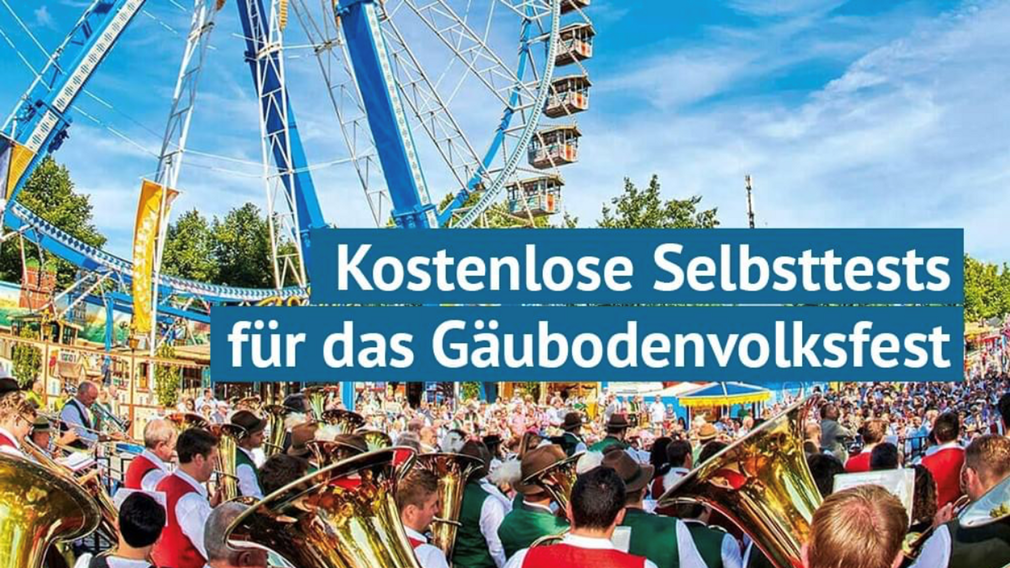 Die Stadt Straubing bietet für die Zeit des Gäubodenvolksfests kostenlose Selbsttests in Impfzentren und im Tourismusamt an.