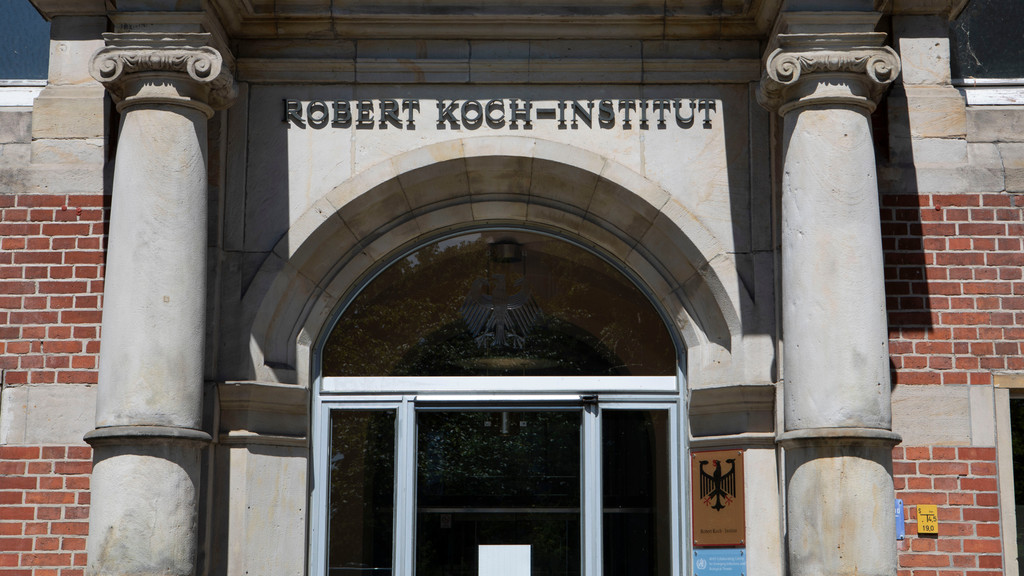 Eingangsbereich des RKI in Berlin.
