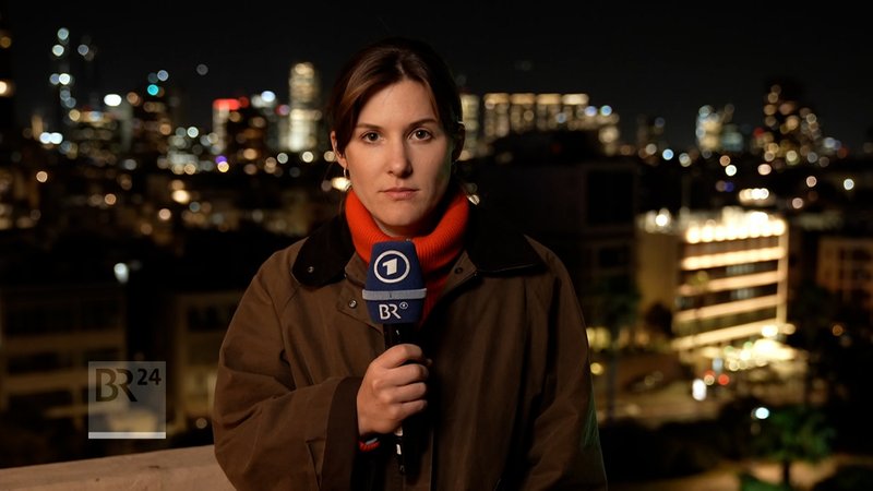 Die Israel-Korrespondentin der ARD, Sophie von der Tann, aus Tel Aviv. | Bild: BR Die Israel-Korrespondentin der ARD, Sophie von der Tann, aus Tel Aviv.