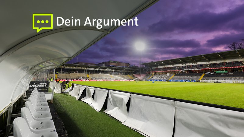 Die Trainerbank im Stadion in Elversberg. (Symbolbild) | Bild: picture alliance / firo Sportphoto | Sebastian El-Saqqa Die Trainerbank im Stadion in Elversberg. (Symbolbild)