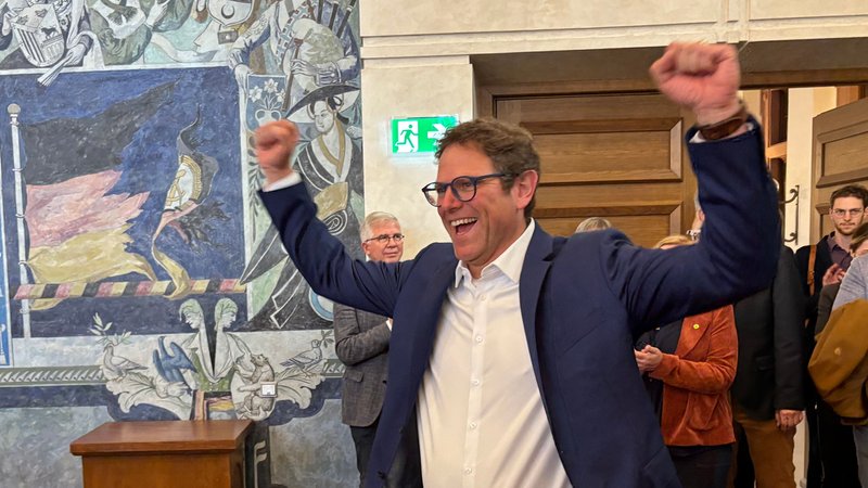 Bayerns erster Grünen-OB: Martin Heilig gewinnt in Würzburg | Bild: BR / Pirmin Breninek Bayerns erster Grünen-OB: Martin Heilig gewinnt in Würzburg