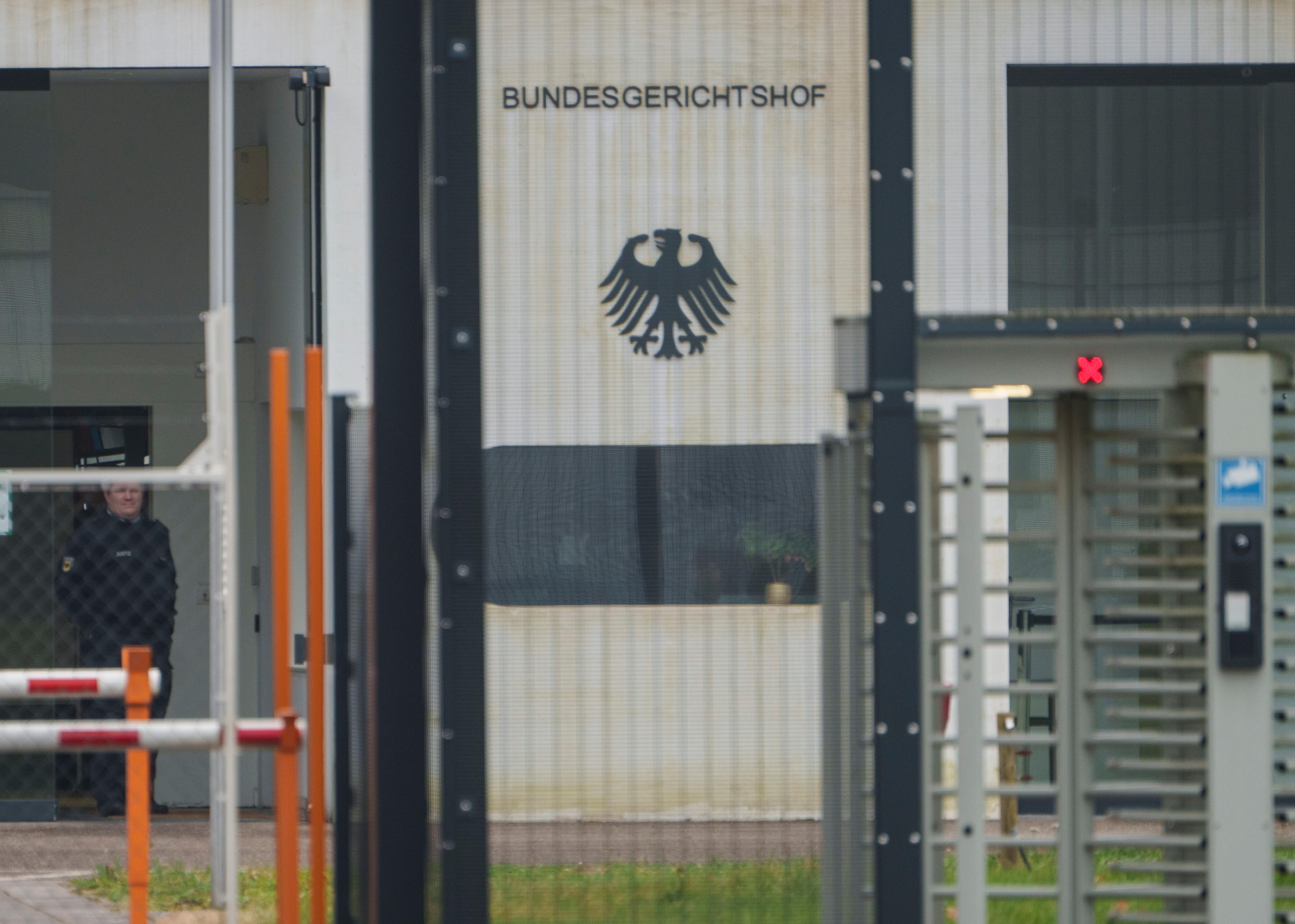 Pforte zum Bundesgerichtshof in Karlsruhe (Symbolbild)