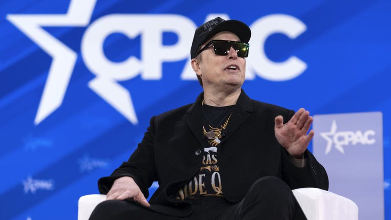 20.02.2025, USA, Oxon Hill: Elon Musk spricht auf der Conservative Political Action Conference (CPAC) im Gaylord National Resort & Convention Center. Foto: Jose Luis Magana/AP/dpa +++ dpa-Bildfunk +++ | Bild: dpa-Bildfunk/Jose Luis Magana 20.02.2025, USA, Oxon Hill: Elon Musk spricht auf der Conservative Political Action Conference (CPAC) im Gaylord National Resort & Convention Center. Foto: Jose Luis Magana/AP/dpa +++ dpa-Bildfunk +++