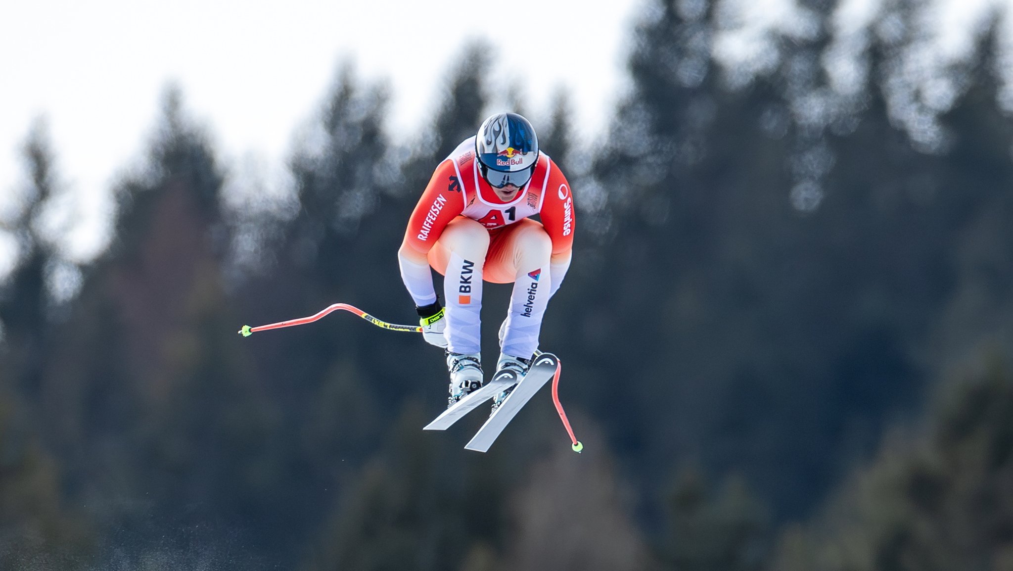 Der neue Abfahrtsweltmeister aus der Schweiz: Franjo von Allmen