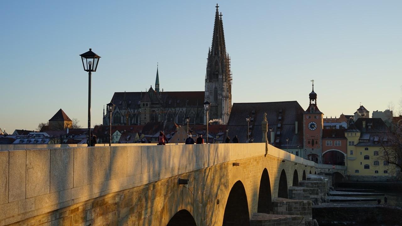 Das Herz Der Stadt Regensburg In Der Oberpfalz