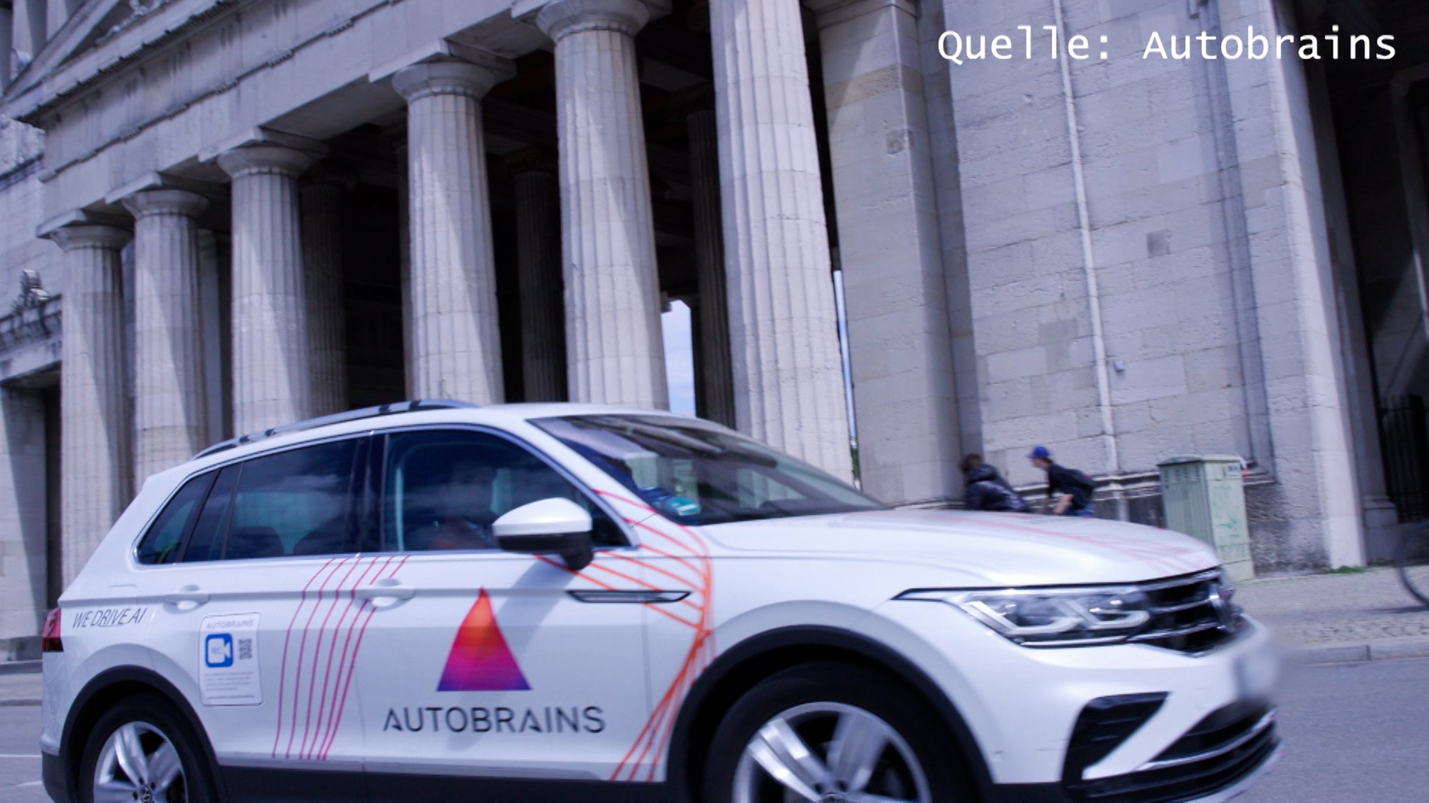 Testfahrzeug für autonomes Fahren in München | Bild: Bayerischer Rundfunk 2026 Testfahrzeug für autonomes Fahren in München