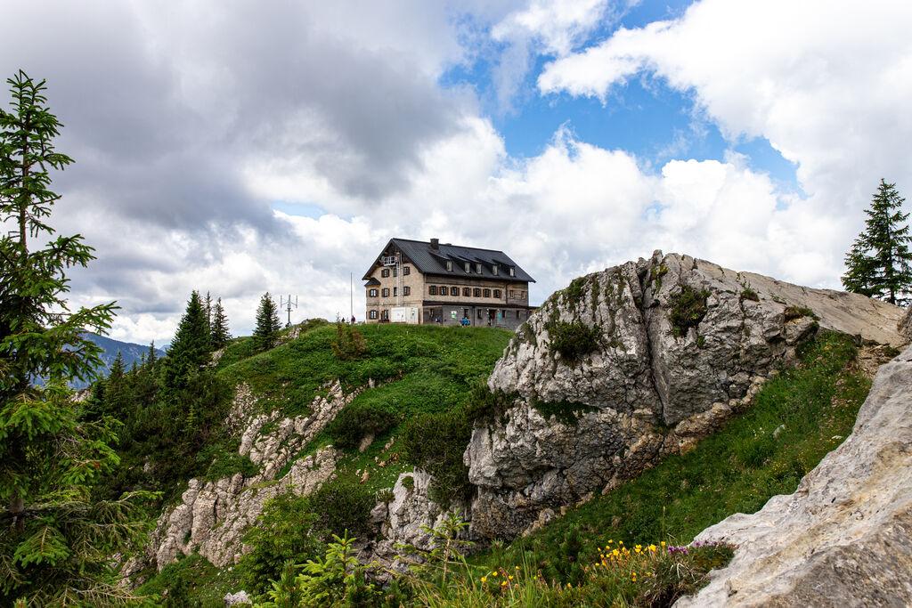 Das  Rotwandhaus im Mangfallgebirge