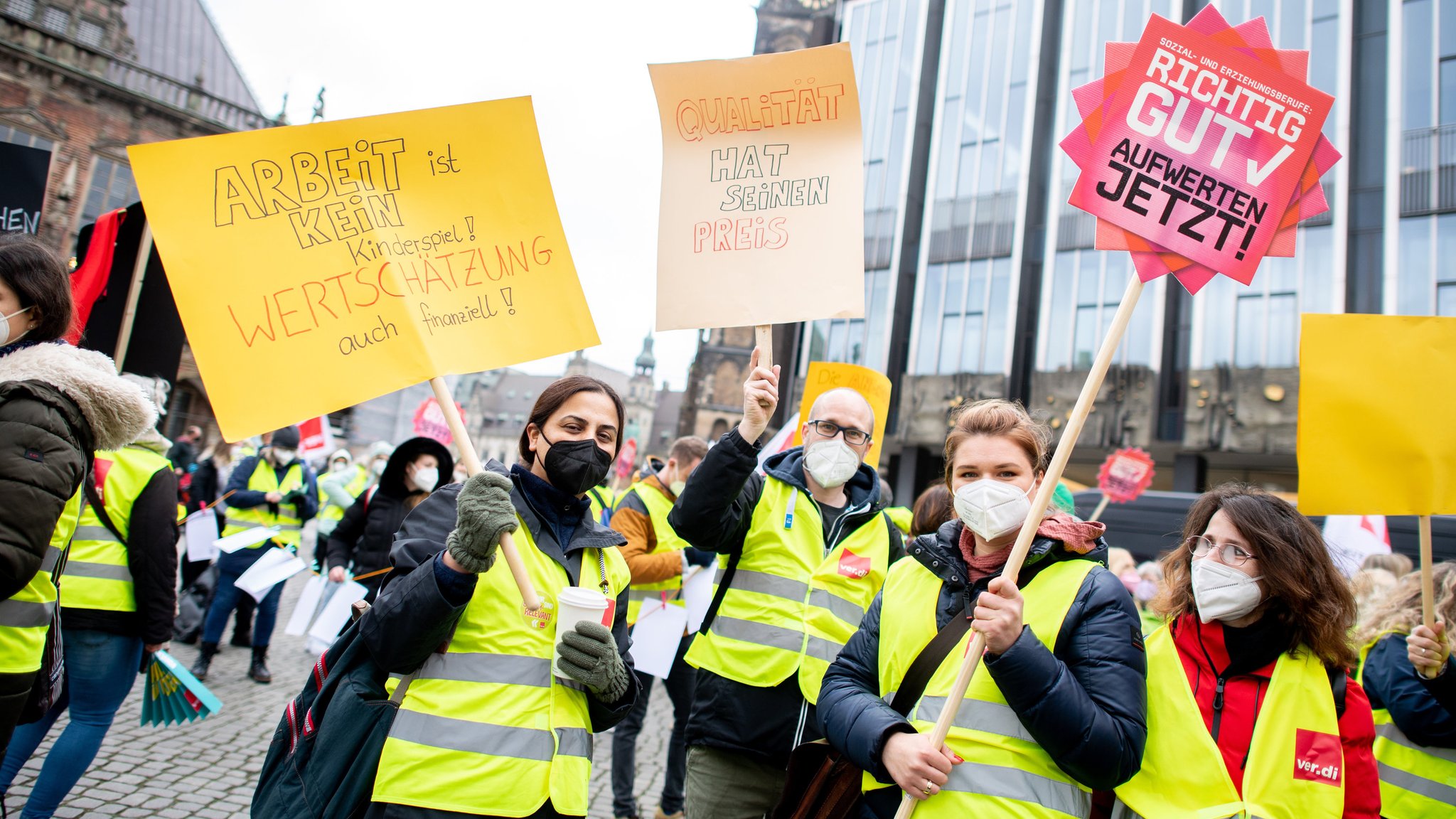 Kita-Warnstreik in Bremen