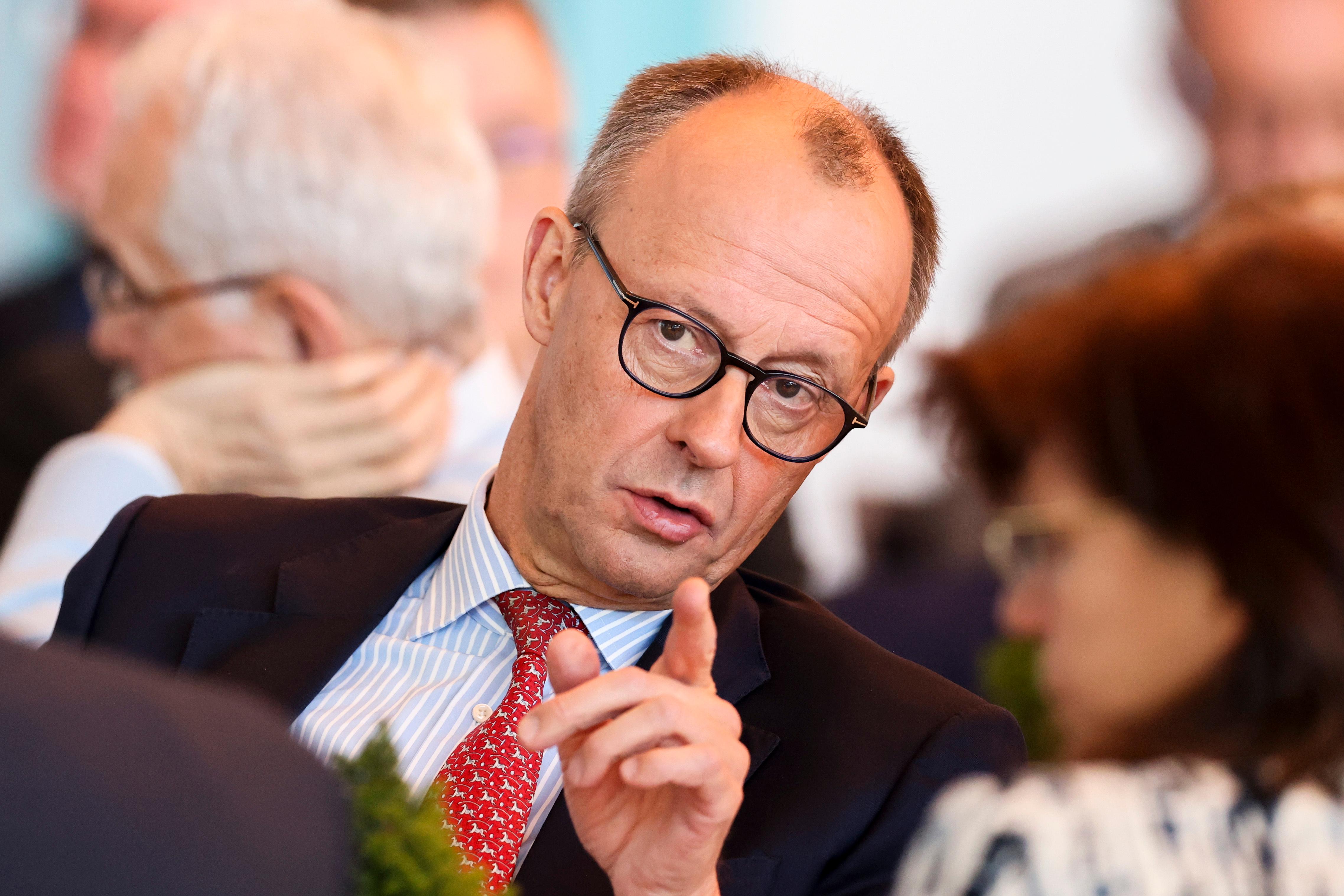 Der Unionskanzlerkandidat Friedrich Merz
