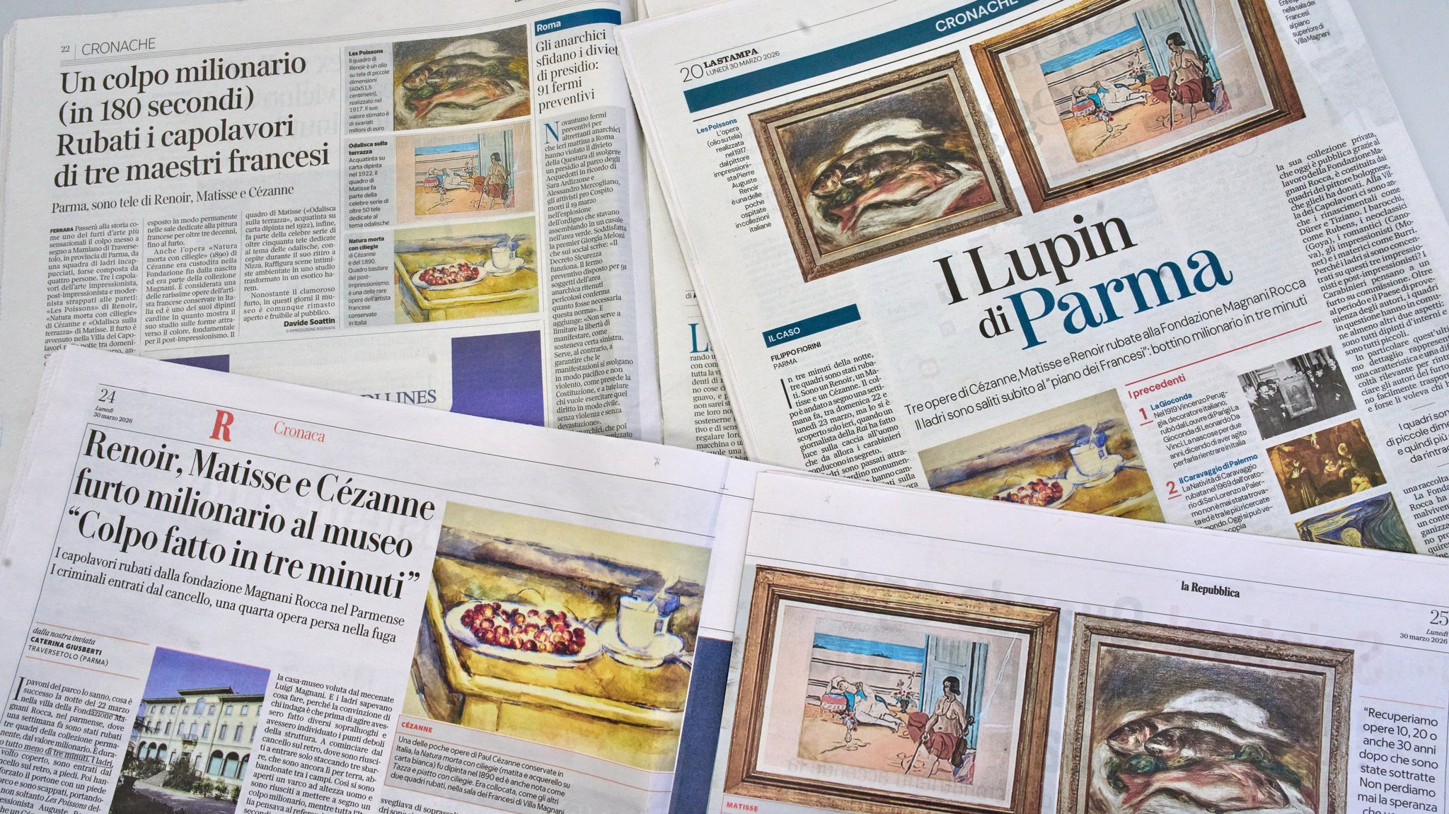 Renoir, Cézanne und Matisse – gestohlene Gemälde wieder da