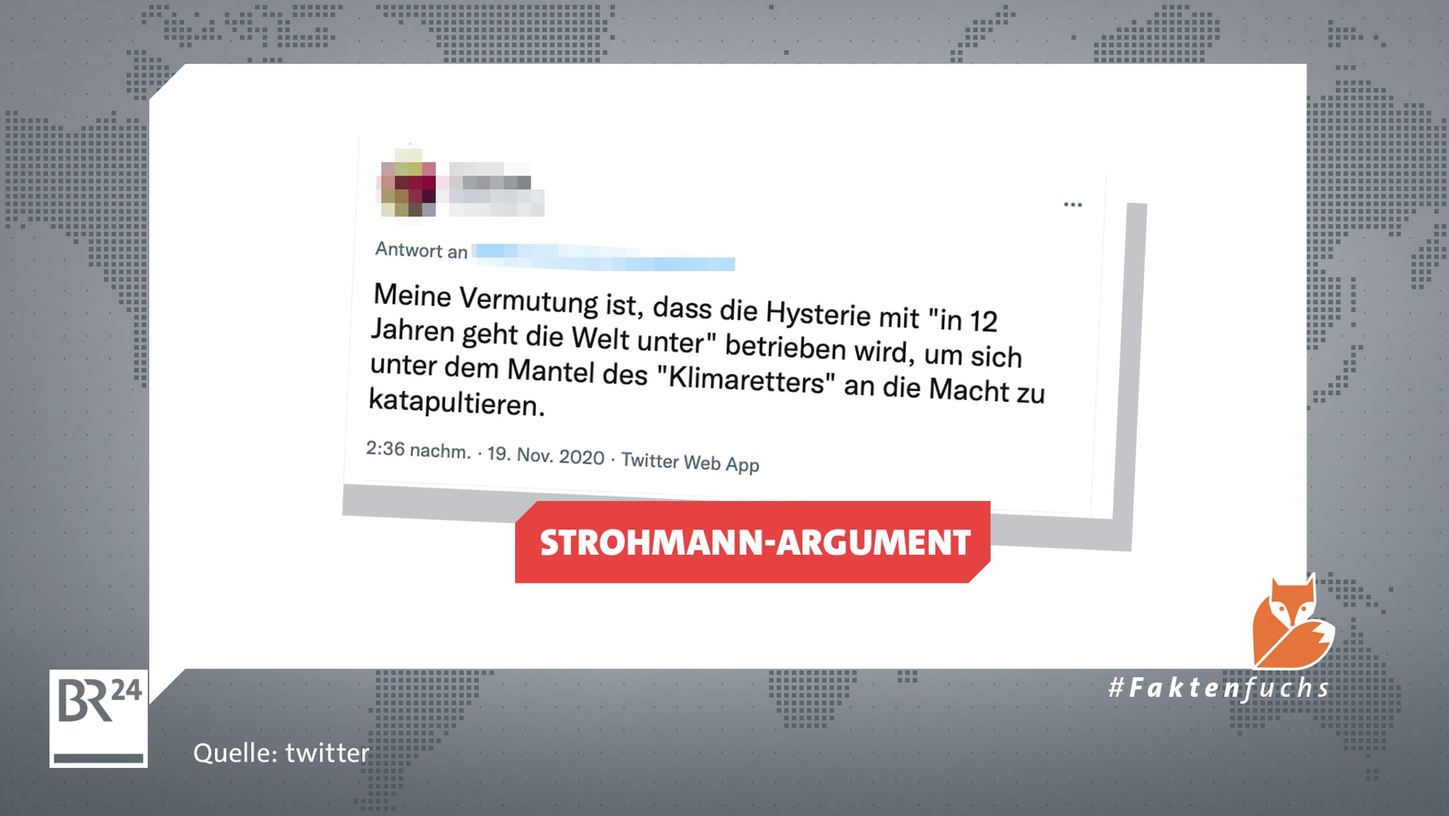 Beispiel für ein Strohmann-Argument