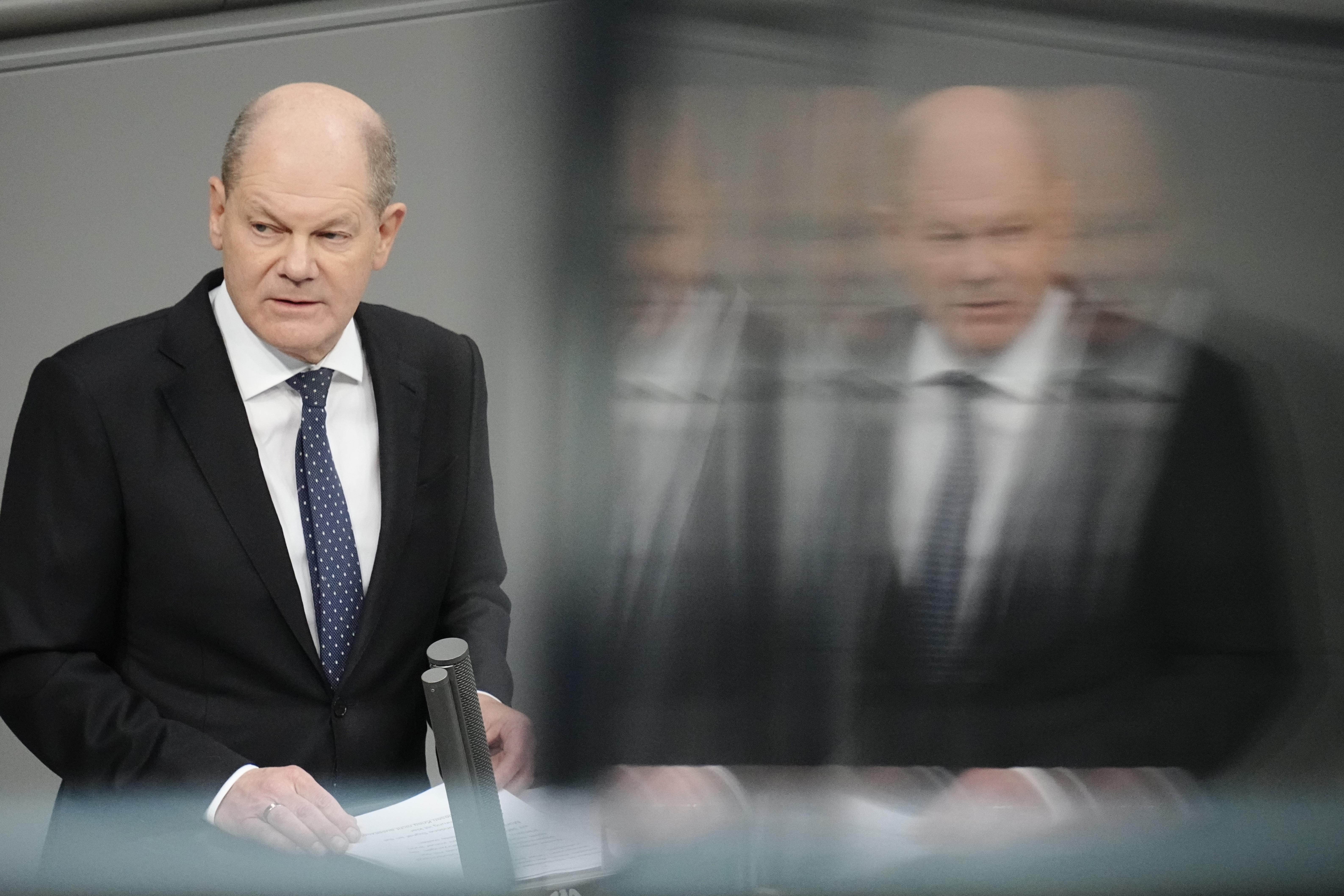 Archivbild: Olaf Scholz im Bundestag 