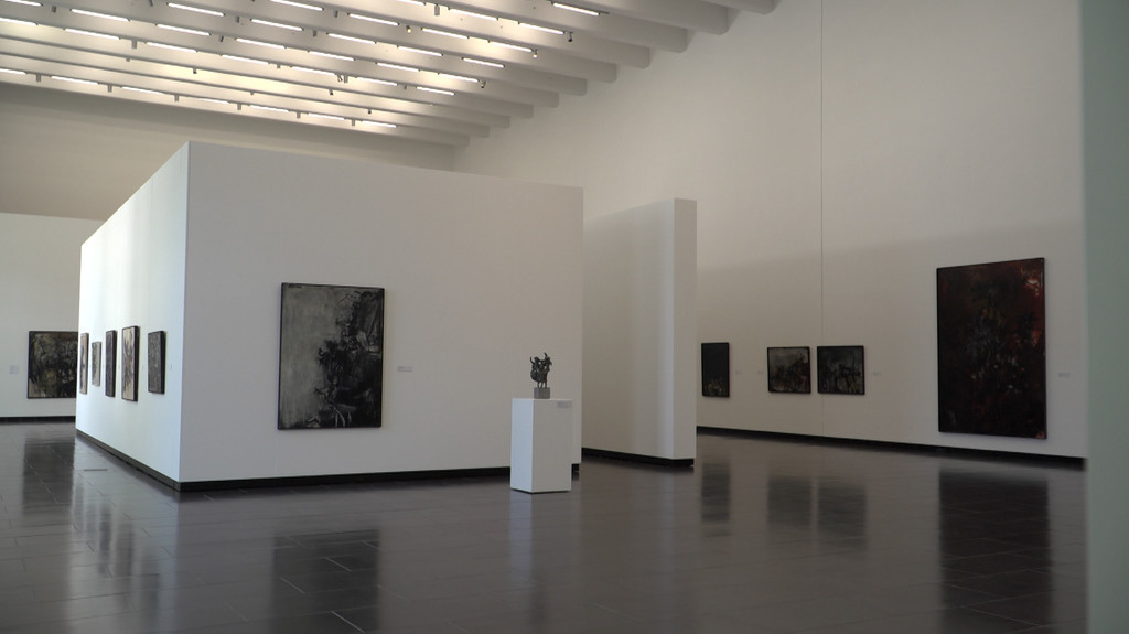 Die Hans Platschek-Ausstellung in der Kunsthalle Schweinfurt. 