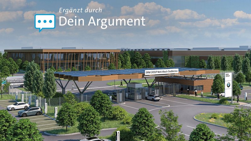 Vorläufige Visualisierung des BMW-Werks Irlbach-Straßkirchen