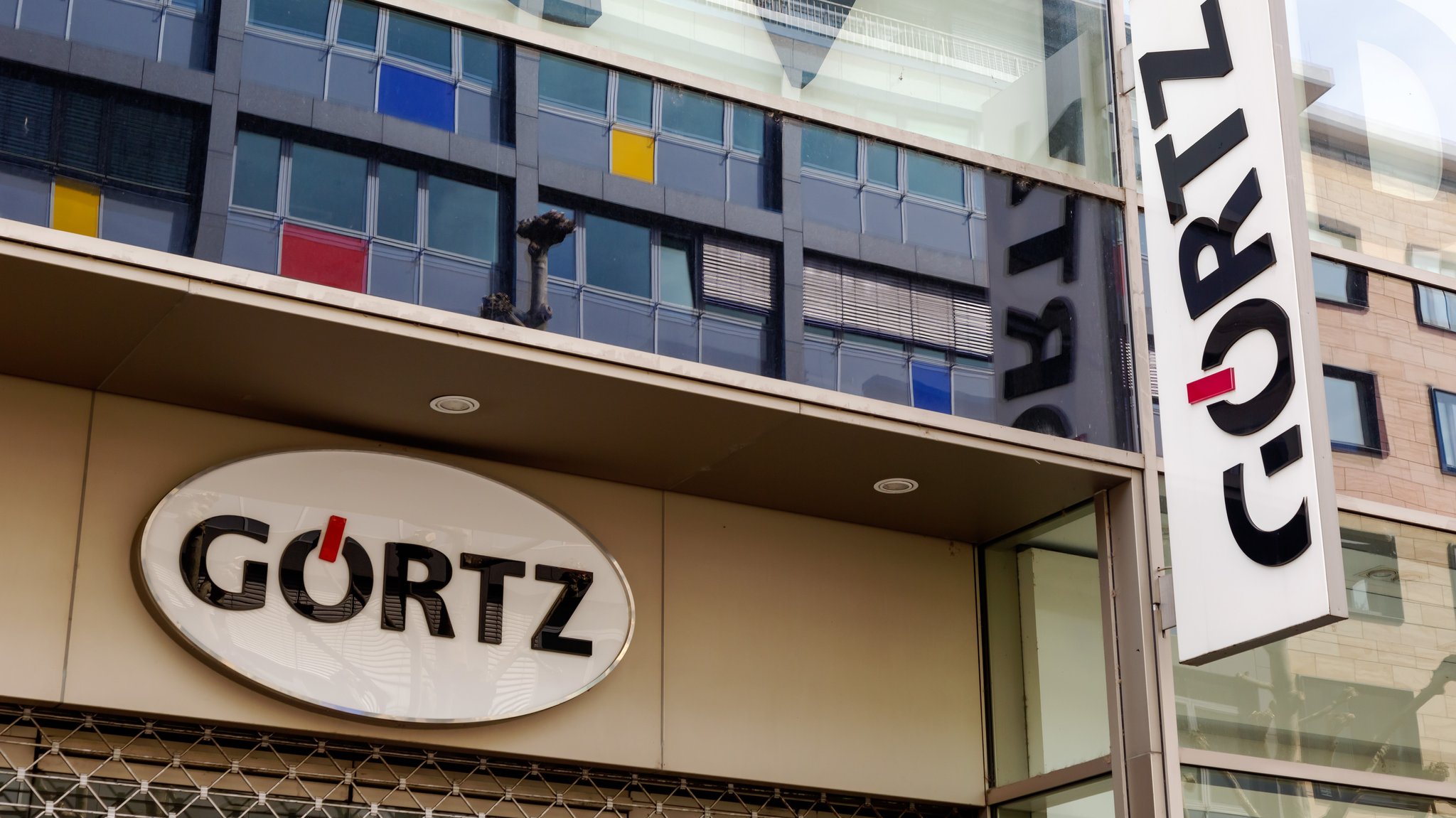 Geschäft der Marke Görtz mit Logo Einzelhandel an der Königstraße in Stuttgart