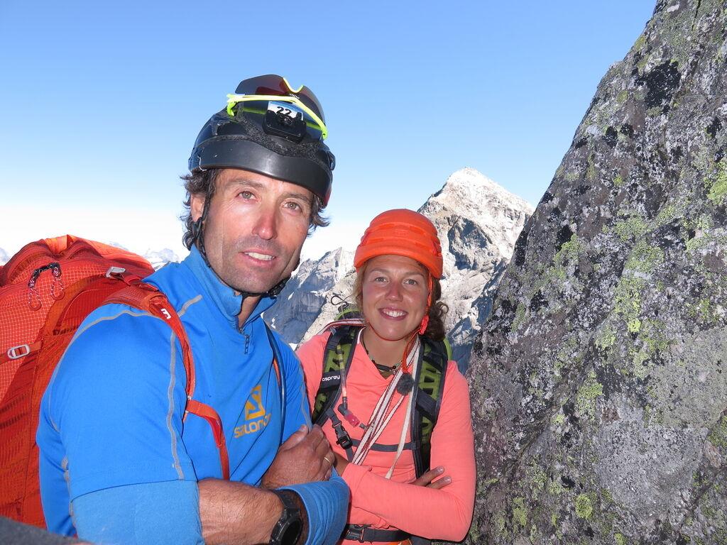 Peter Schlickenrieder und Laura Dahlmeier im Jahr 2016.