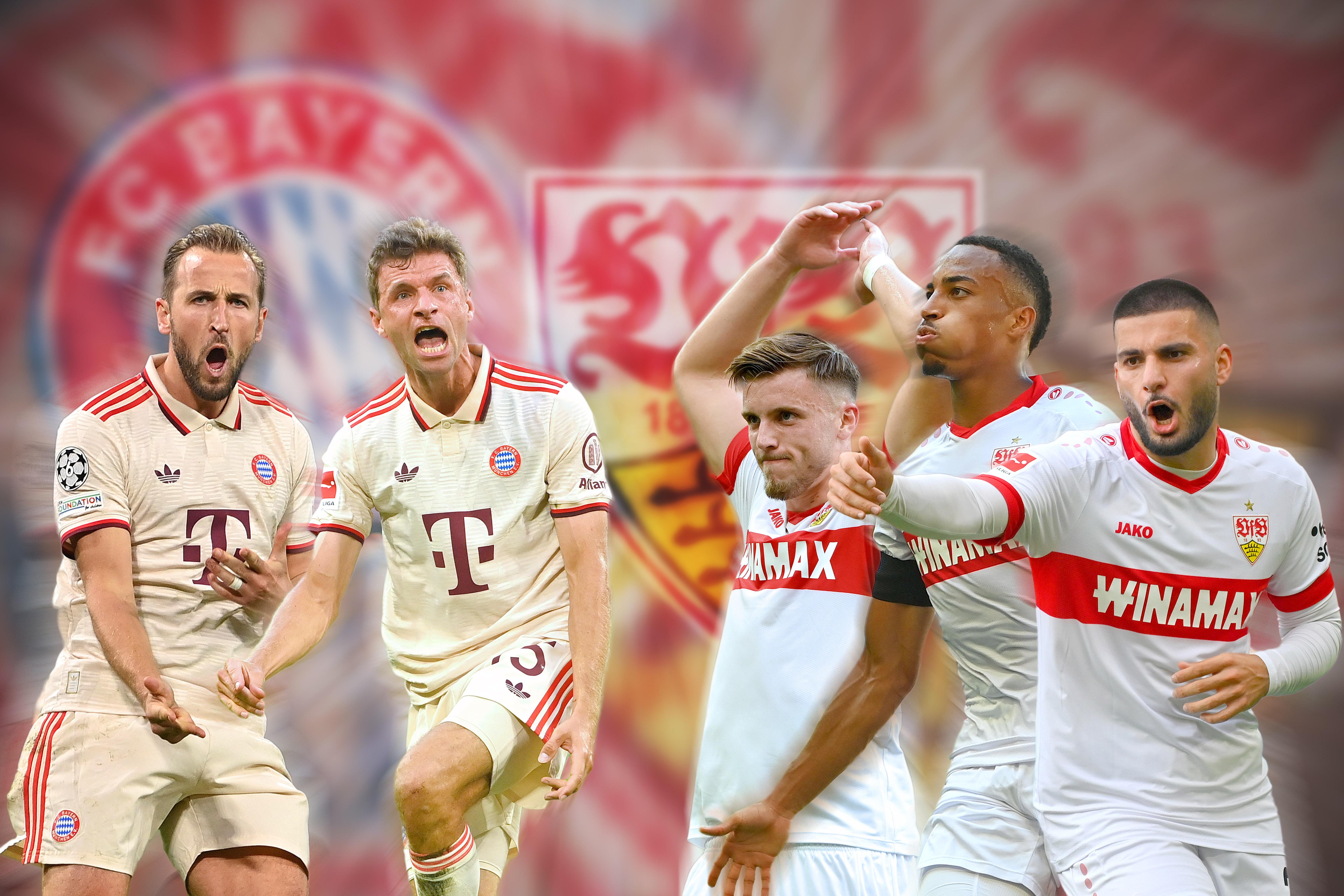Harry Kane, Thomas Müller beim FC Bayern - Ermedin Demirovic, Deniz Undav und Jamie Leweling beim VfB Stuttgart: Viele Topspiele beim Südgipfel.
