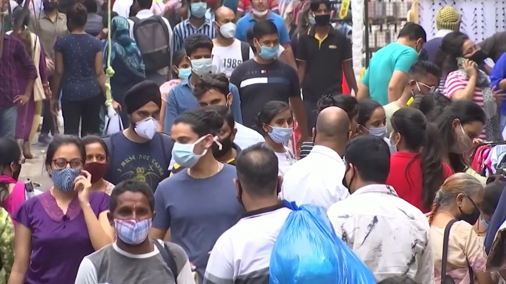 Das indische Gesundheitsministerium hat den höchsten Anstieg seit Beginn der Pandemie gemeldet - mit fast 79.000 Corona-Infektionen. | Bild: BR24 Das indische Gesundheitsministerium hat den höchsten Anstieg seit Beginn der Pandemie gemeldet - mit fast 79.000 Corona-Infektionen.