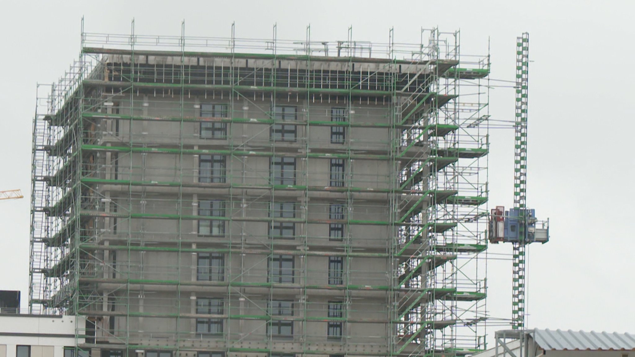 Blick auf eine Baustelle