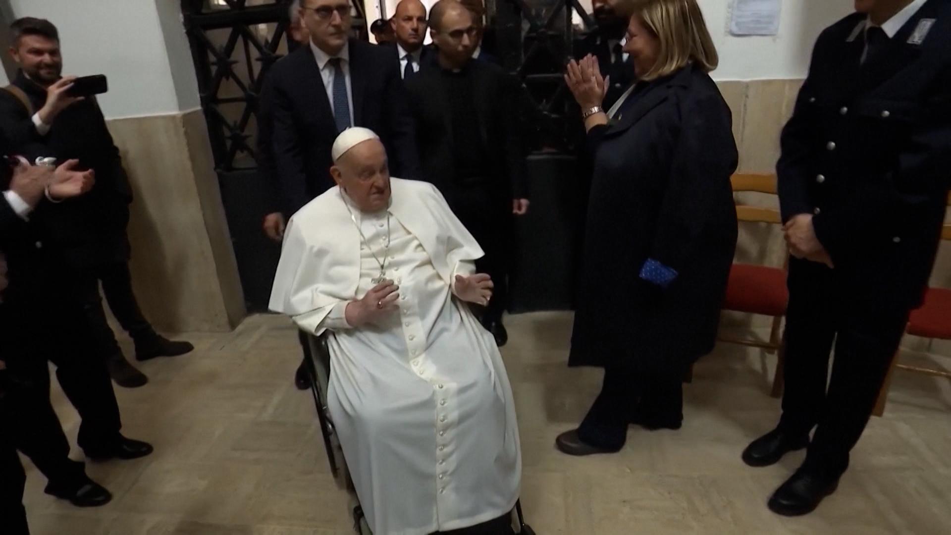 Der Papst am Gründonnerstag.