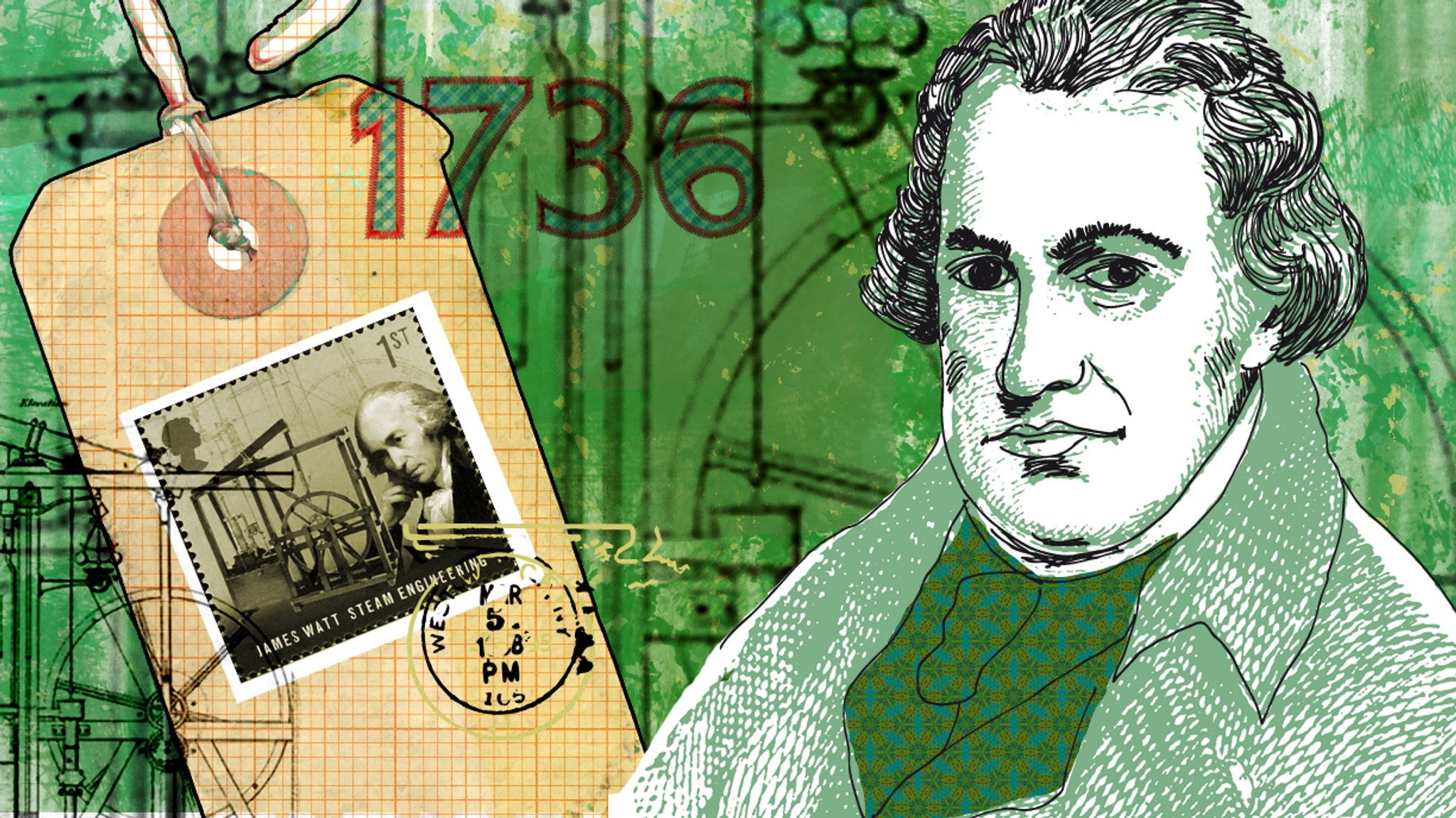 Illustration zu James Watt