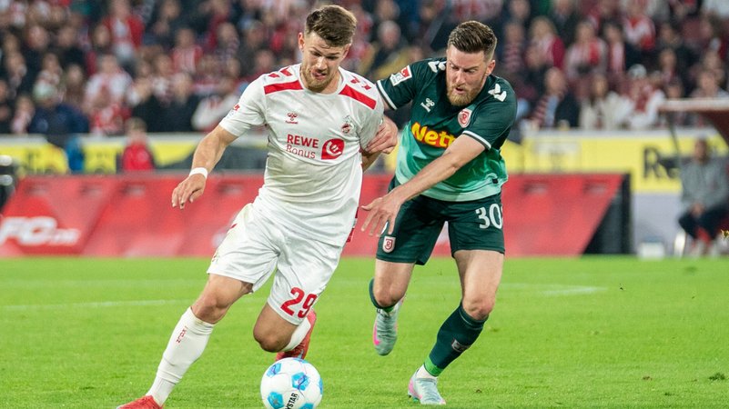 Spielszene 1. FC Köln - SSV Jahn Regensburg | Bild: picture-alliance/dpa Spielszene 1. FC Köln - SSV Jahn Regensburg