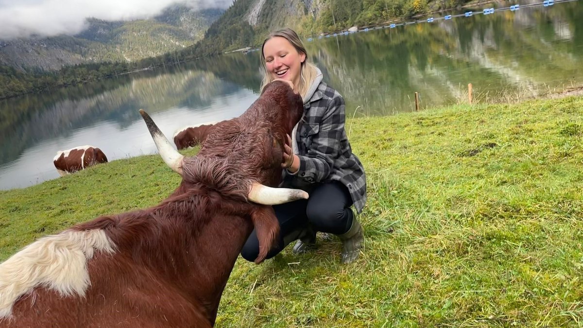 Tanja Reiter hatte zunächst nichts mit Landwirtschaft zu tun. Nach einem Almsommer entschied sich die Bürokauffrau Landwirtin zu werden. 