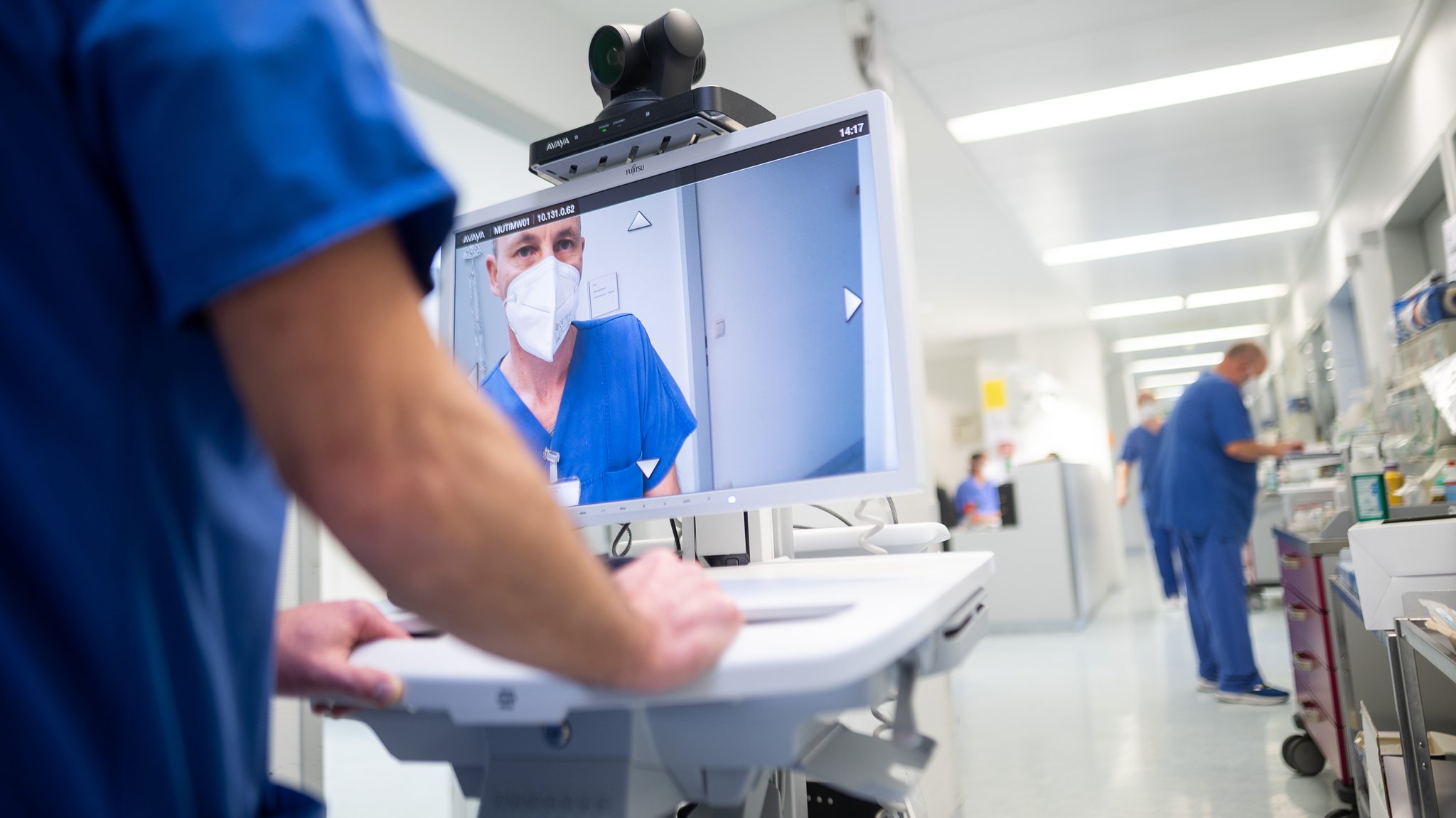 Auf der Intensivstation eines Krankenhauses (Symbolbild)