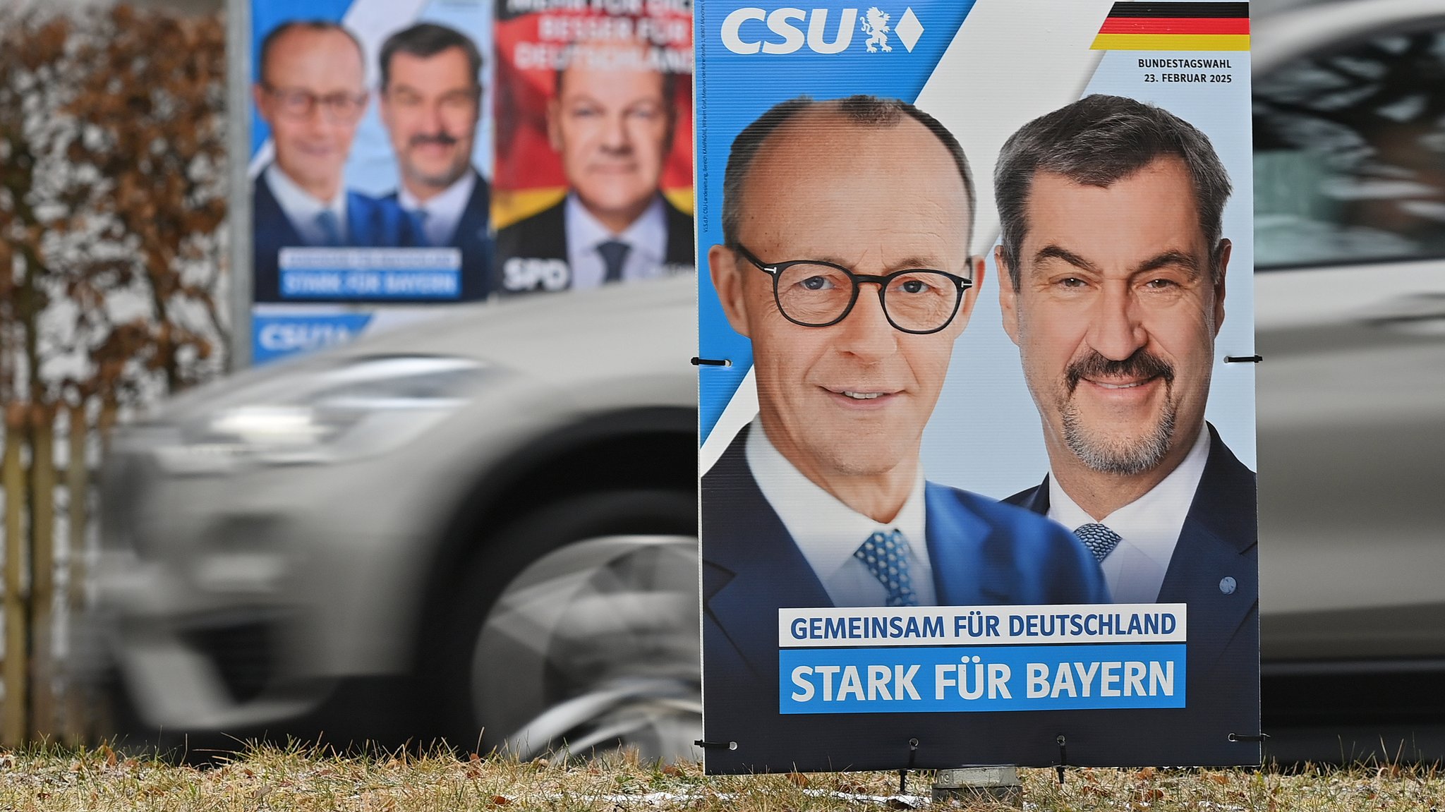 CSU-Wahlplakat zur Bundestagswahl