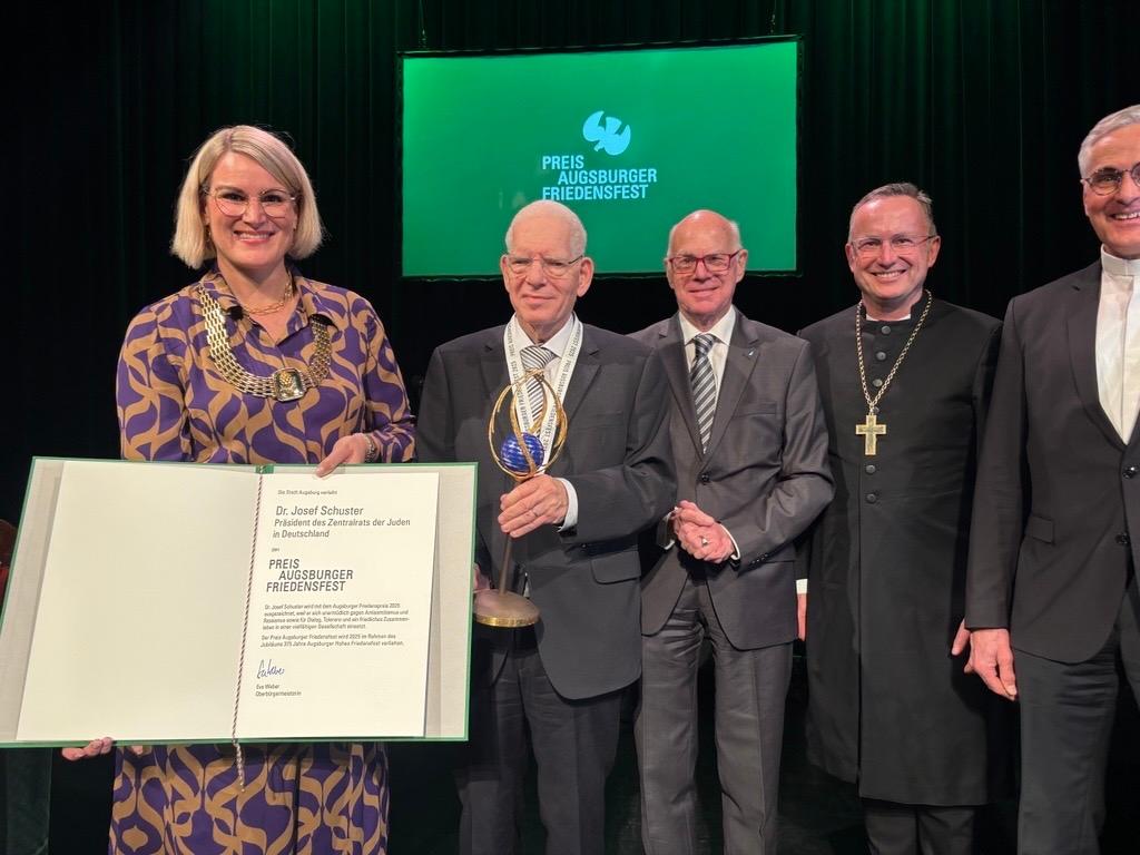 Eva Weber, Josef Schuster, Norbert Lammert, Christian Kopp (evang. Landesbischof Bayern), Frank Kreiselmeier