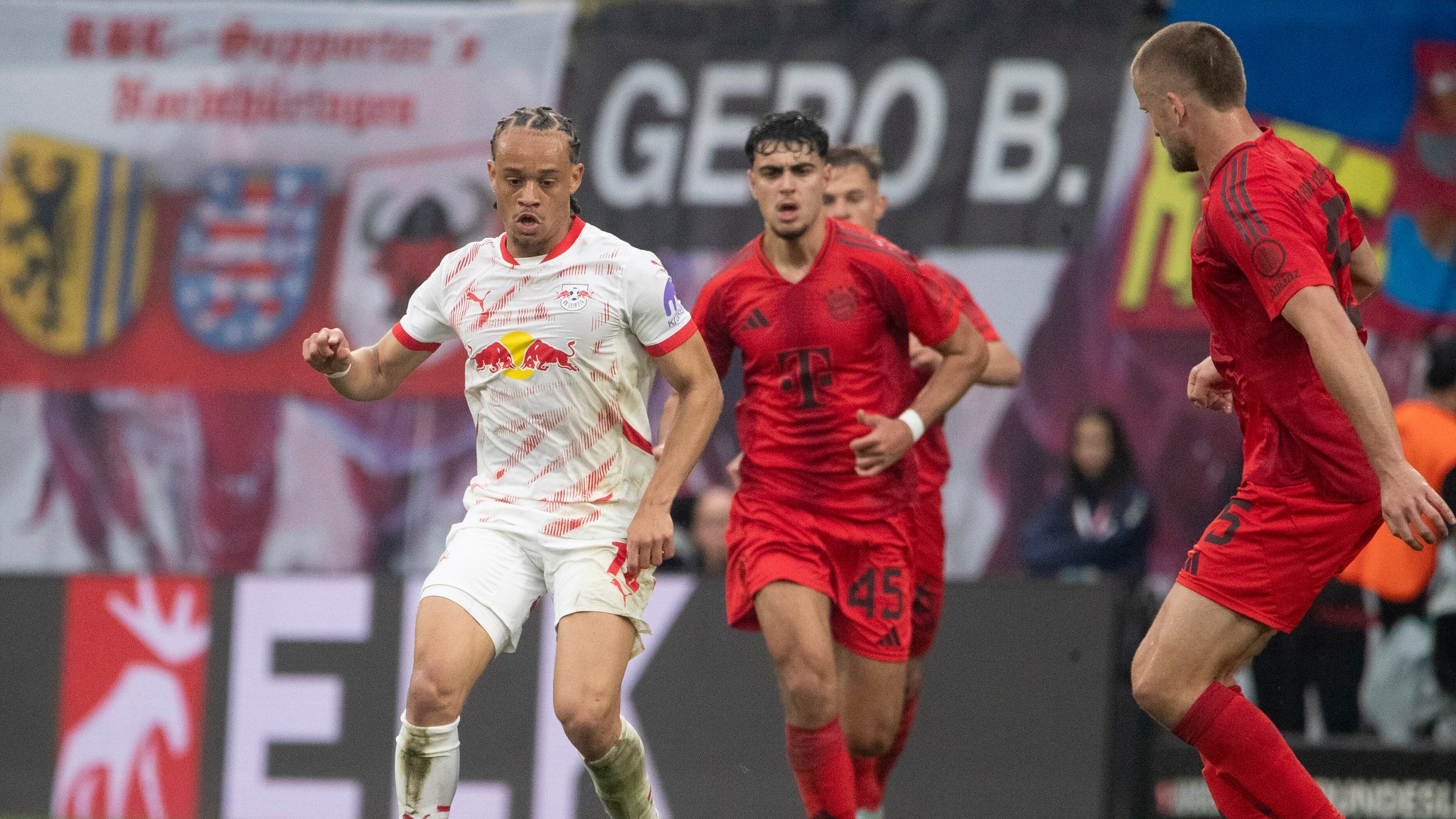 Spielszene RB Leipzig - Bayern München 