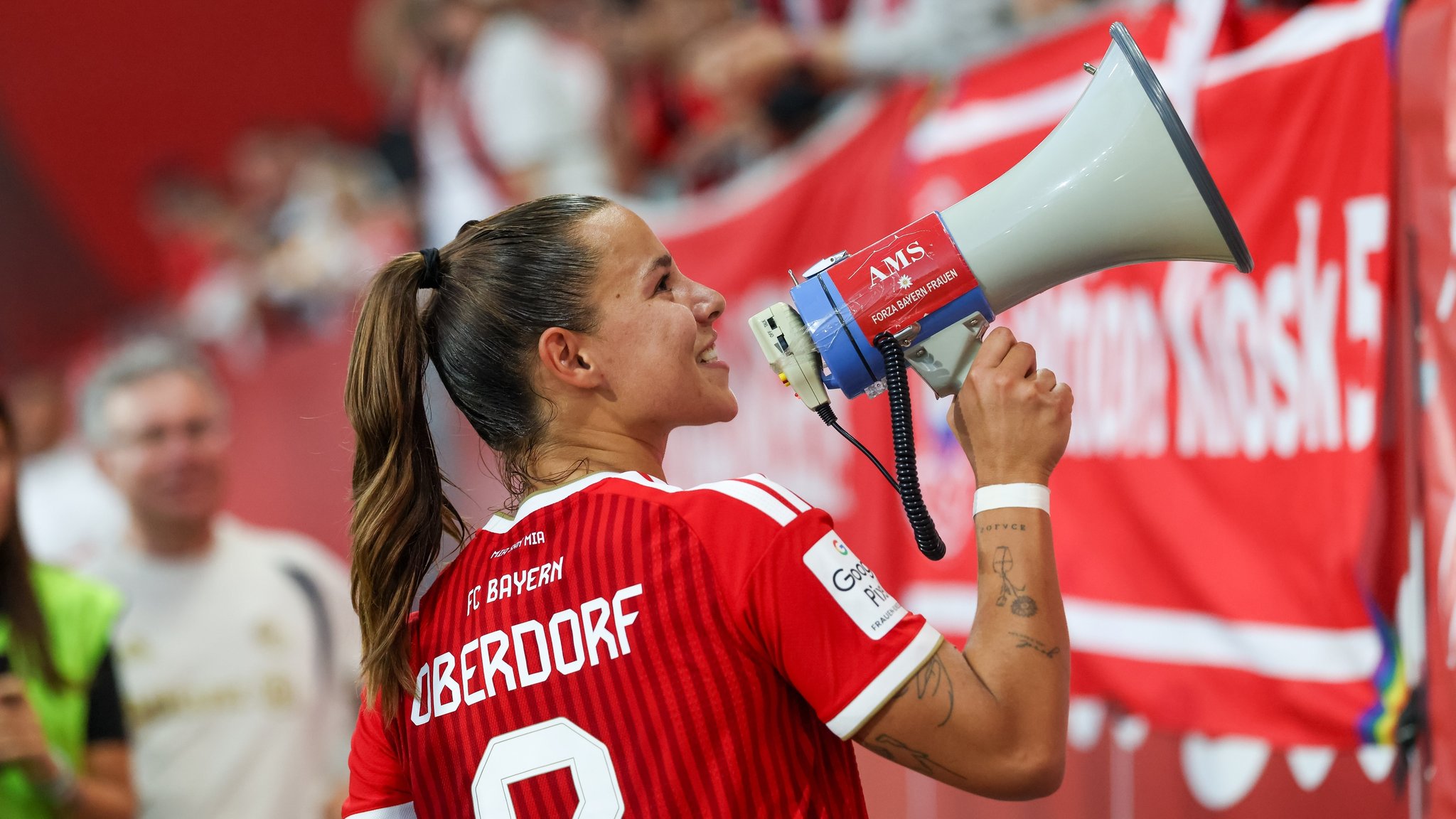 Lena Oberdorf hat beim FC Bayern München ihr Comeback gefeiert