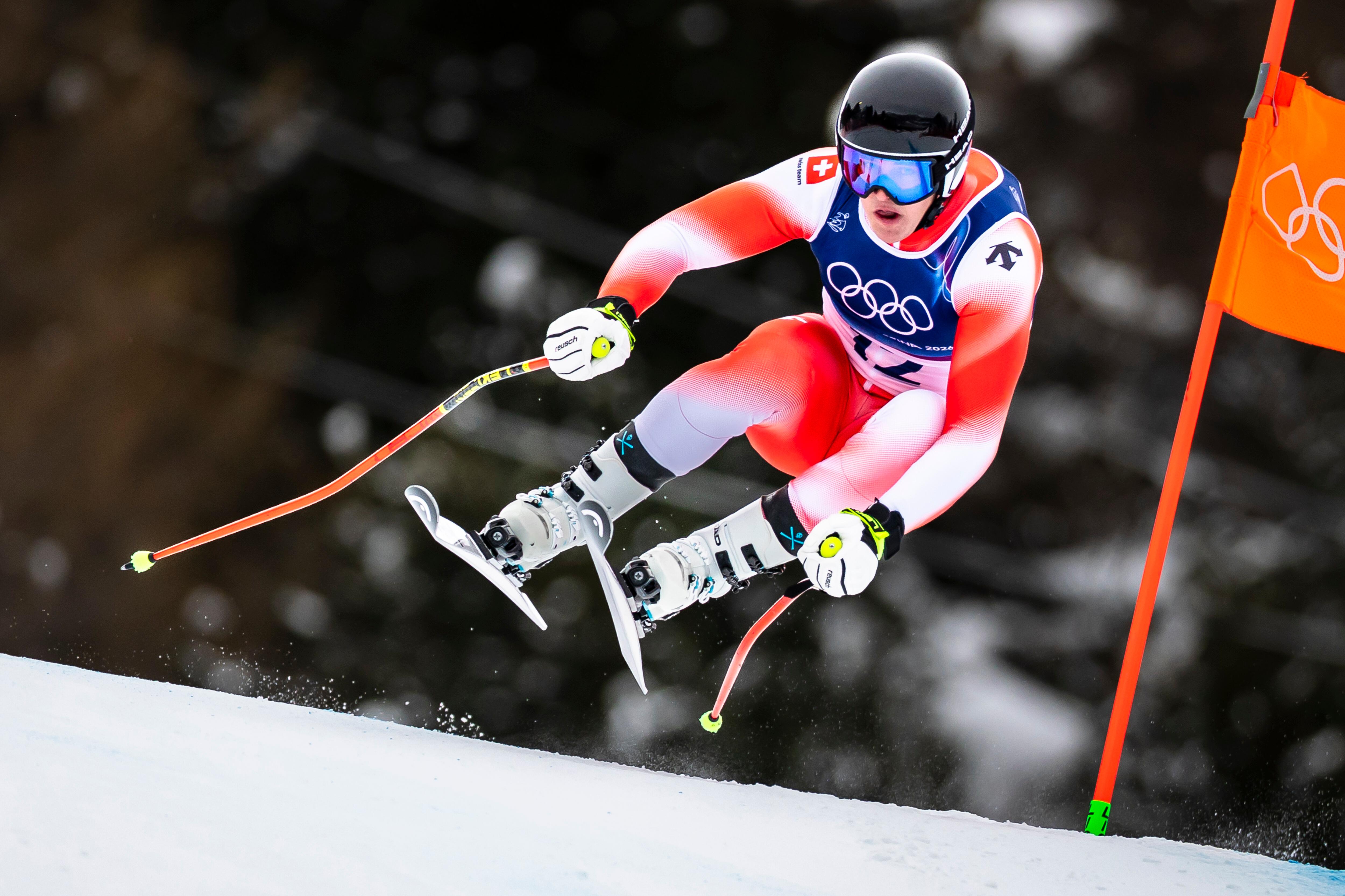 Franjo von Allmen beim ersten offiziellen Training