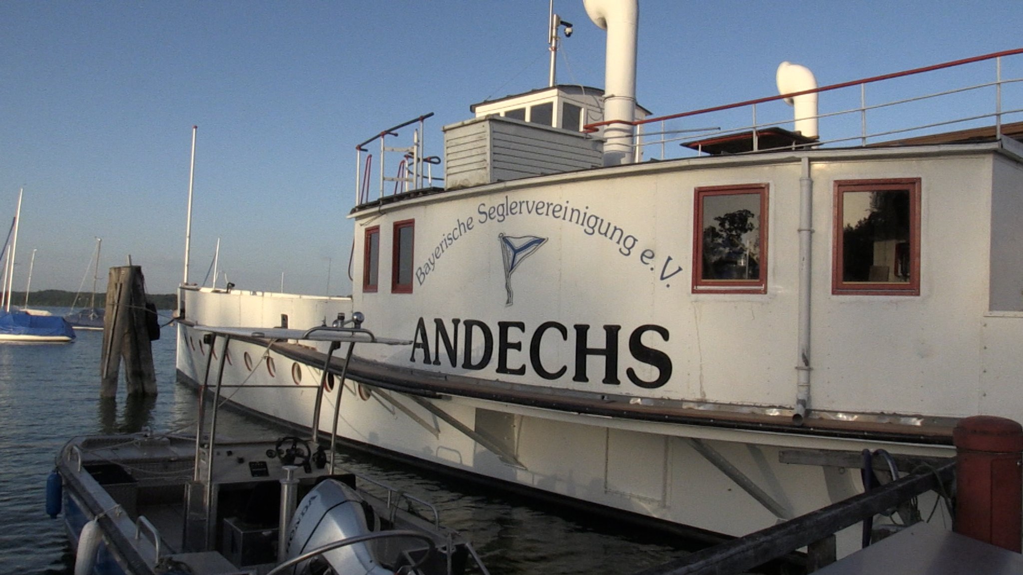 Nach acht Wochen im Trockendock ist die Andechs frisch saniert 
