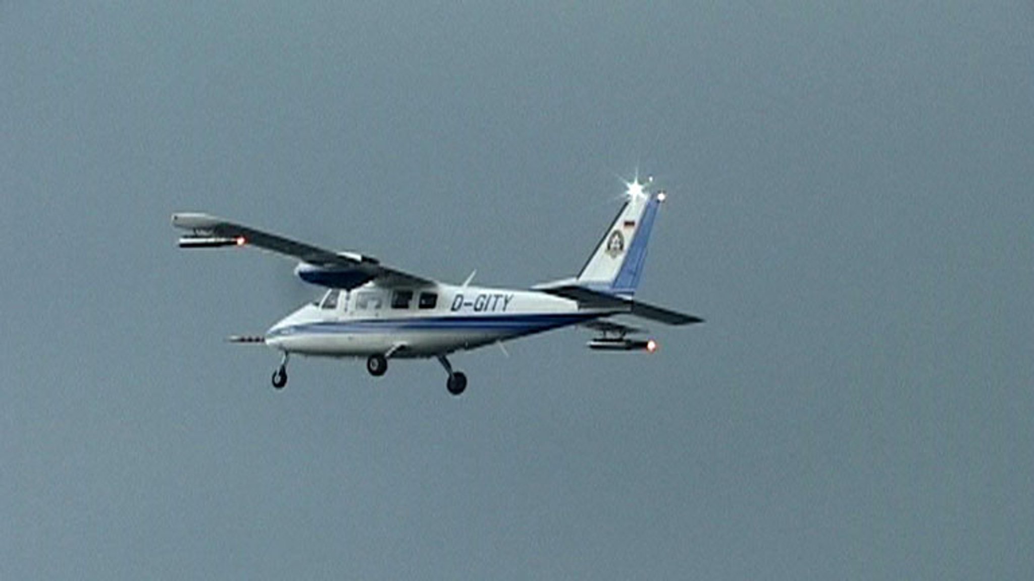 Ein "Hagelflieger" im Chiemgau