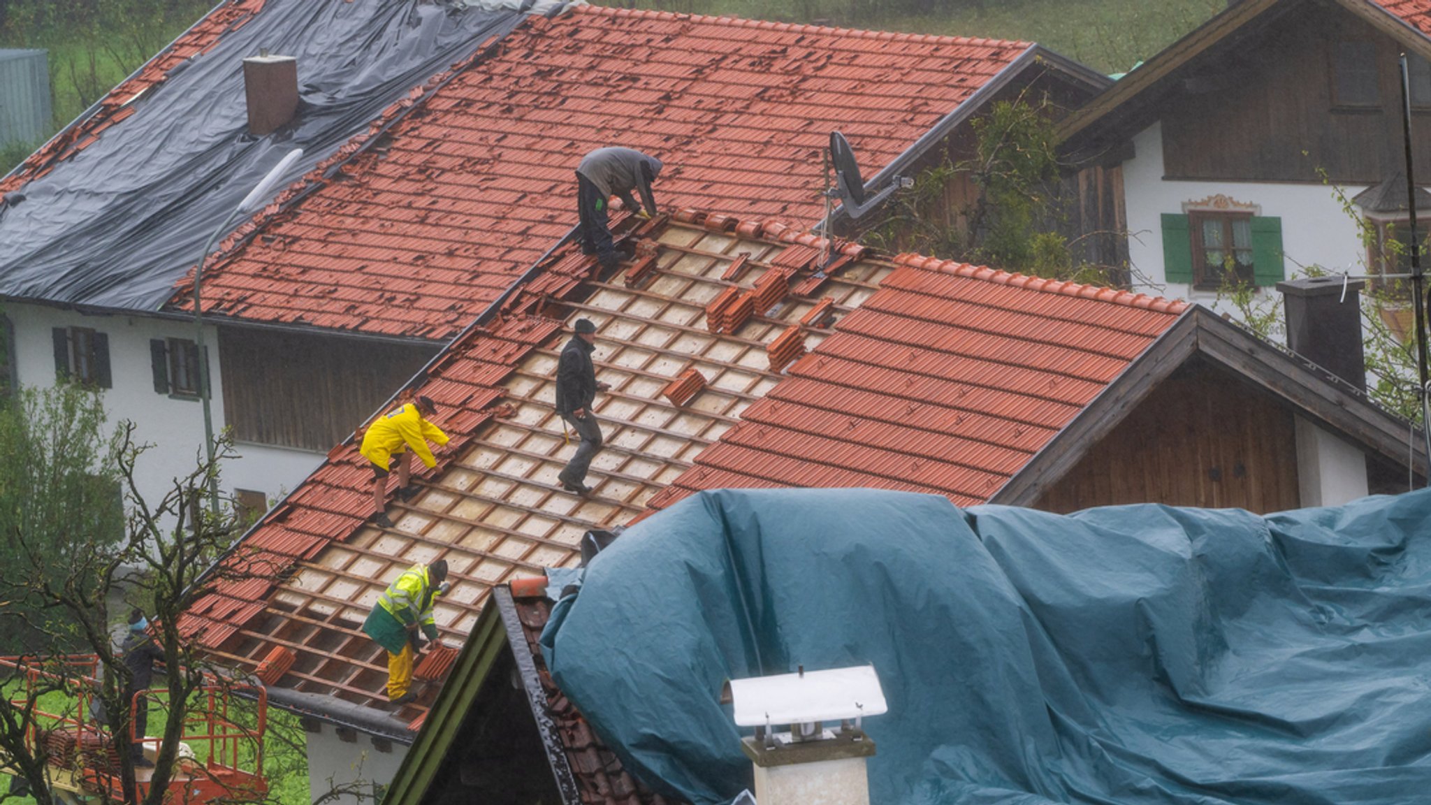 Unwetterschäden 2023 gestiegen - Bayern Spitzenreiter