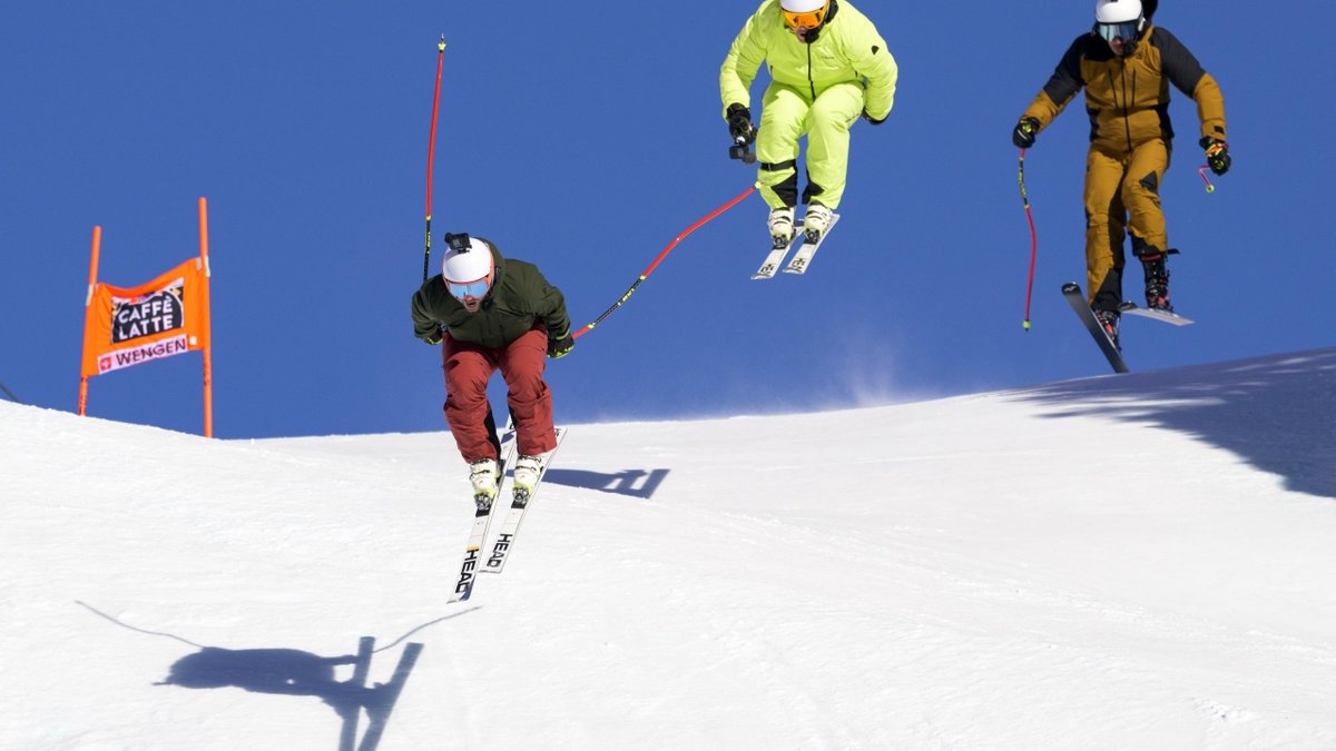 BR24Sport: Spektakuläre Kamerafahrt: Neureuther, Feuz, Berthod auf der Lauberhorn-Abfahrt - hier anschauen