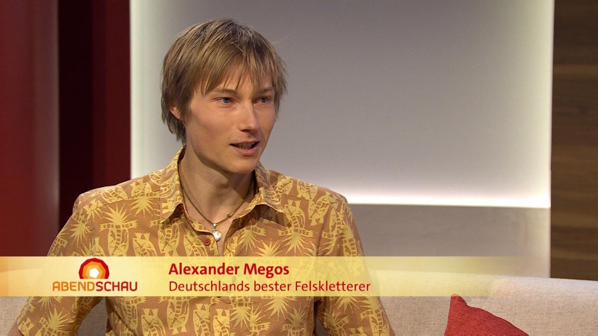 Abendschau: Zu Gast im Studio: Alexander Megos - hier anschauen