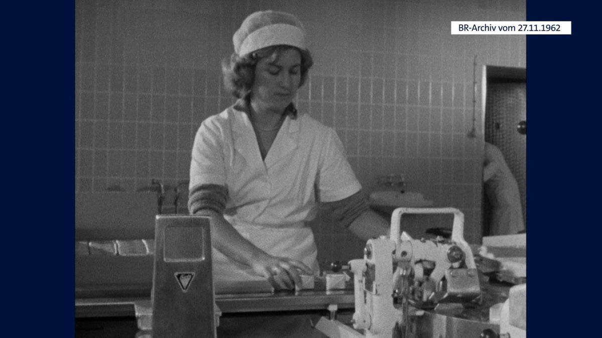 BR24 Retro: Butterproduktion 1966 - hier anschauen