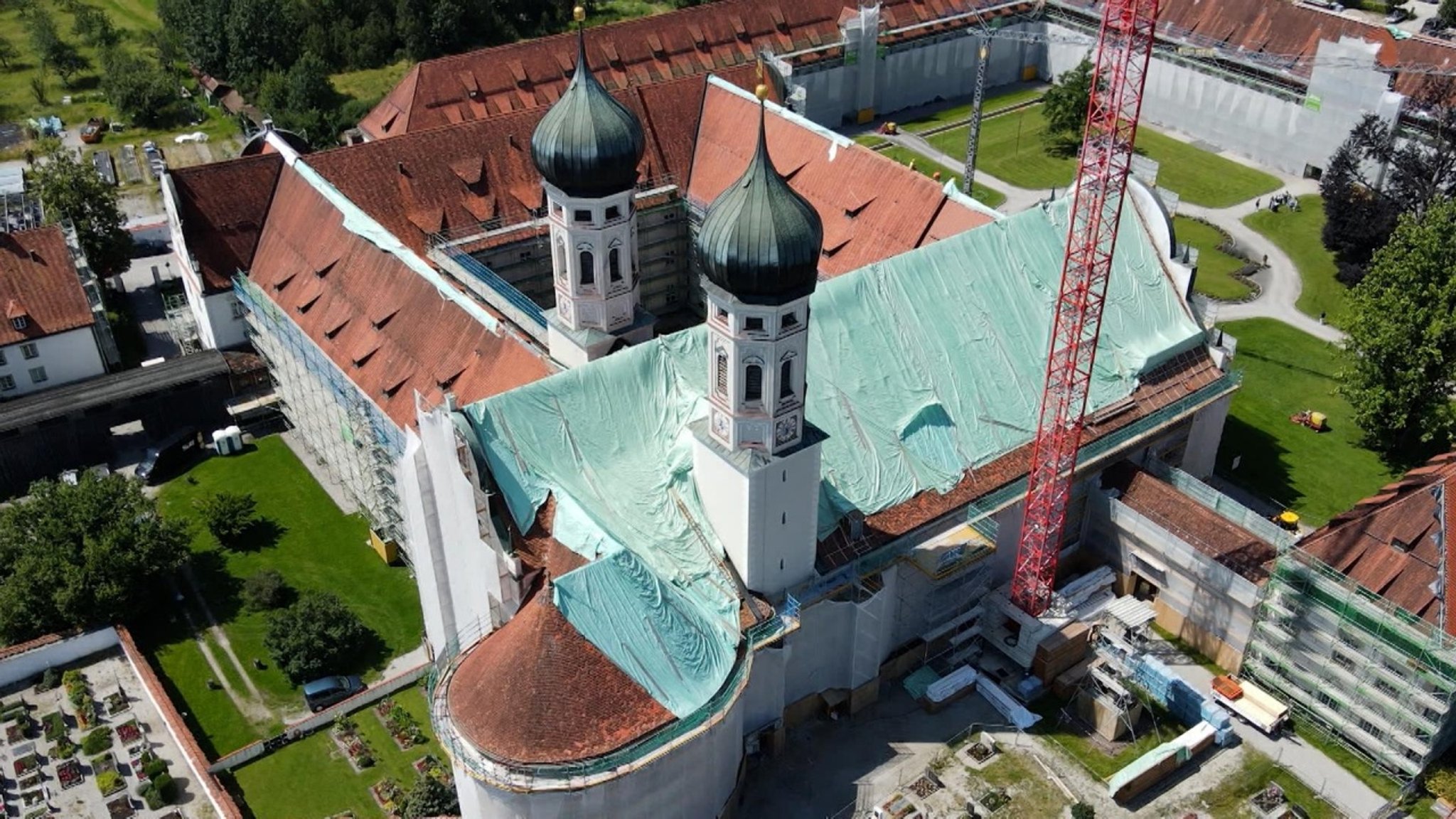 Abendschau - Der Süden: Basilika in Benediktbeuern einsturzgefährdet - hier anschauen