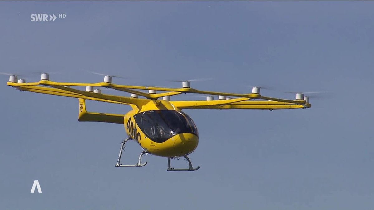 SWR Aktuell Baden-Württemberg: ADAC will Volocopter bei Luftrettung einsetzen - hier anschauen
