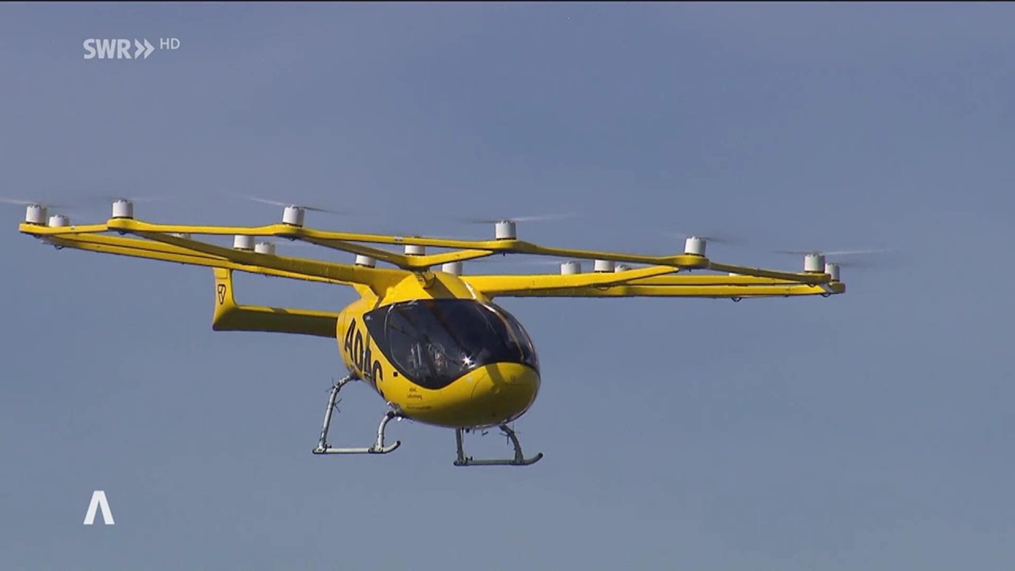 SWR Aktuell Baden-Württemberg: ADAC will Volocopter bei Luftrettung einsetzen - hier anschauen